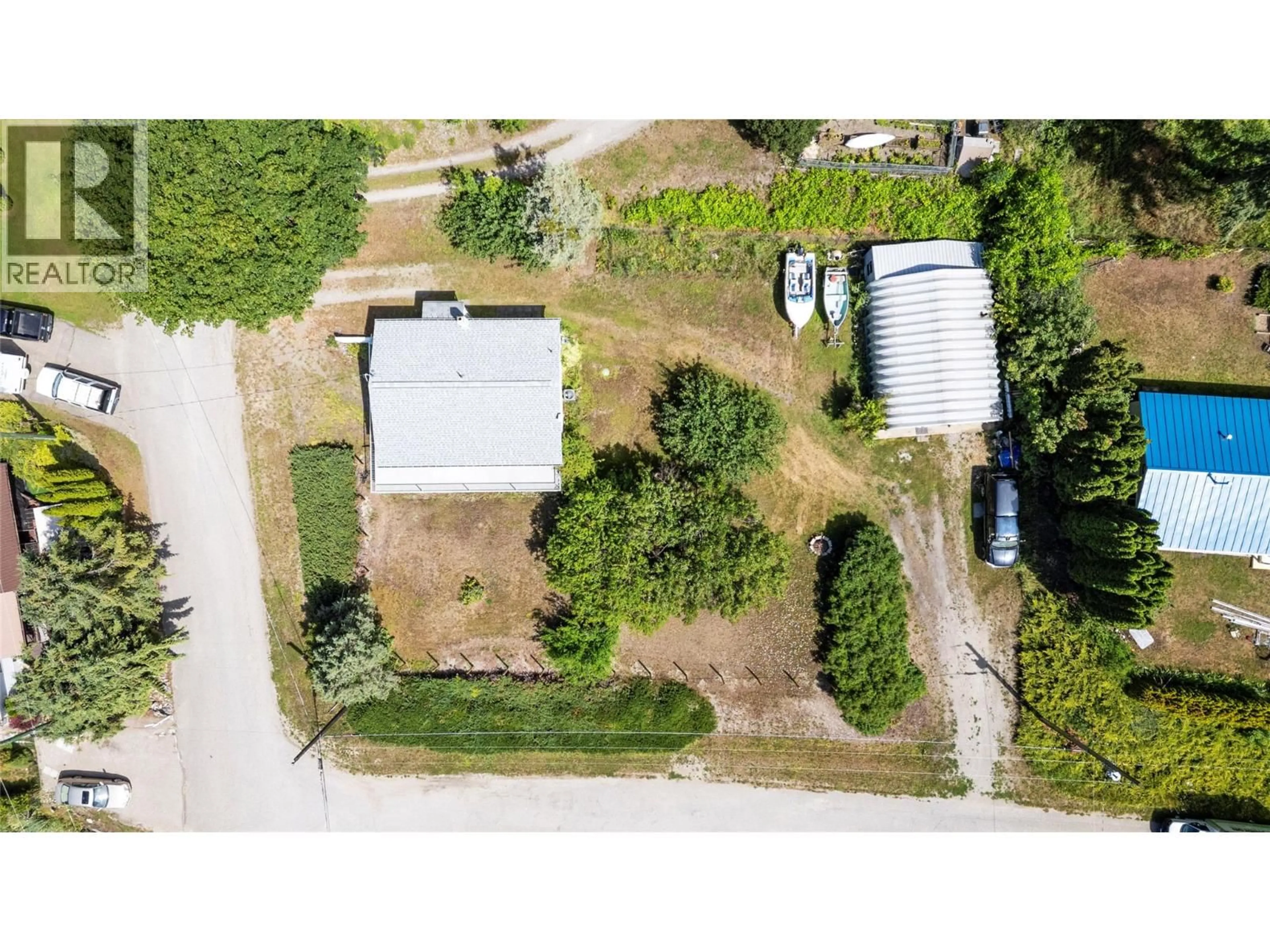 A pic from outside/outdoor area/front of a property/back of a property/a pic from drone, unknown for 538 BEGBIE ROAD, Tappen British Columbia V0E2X1
