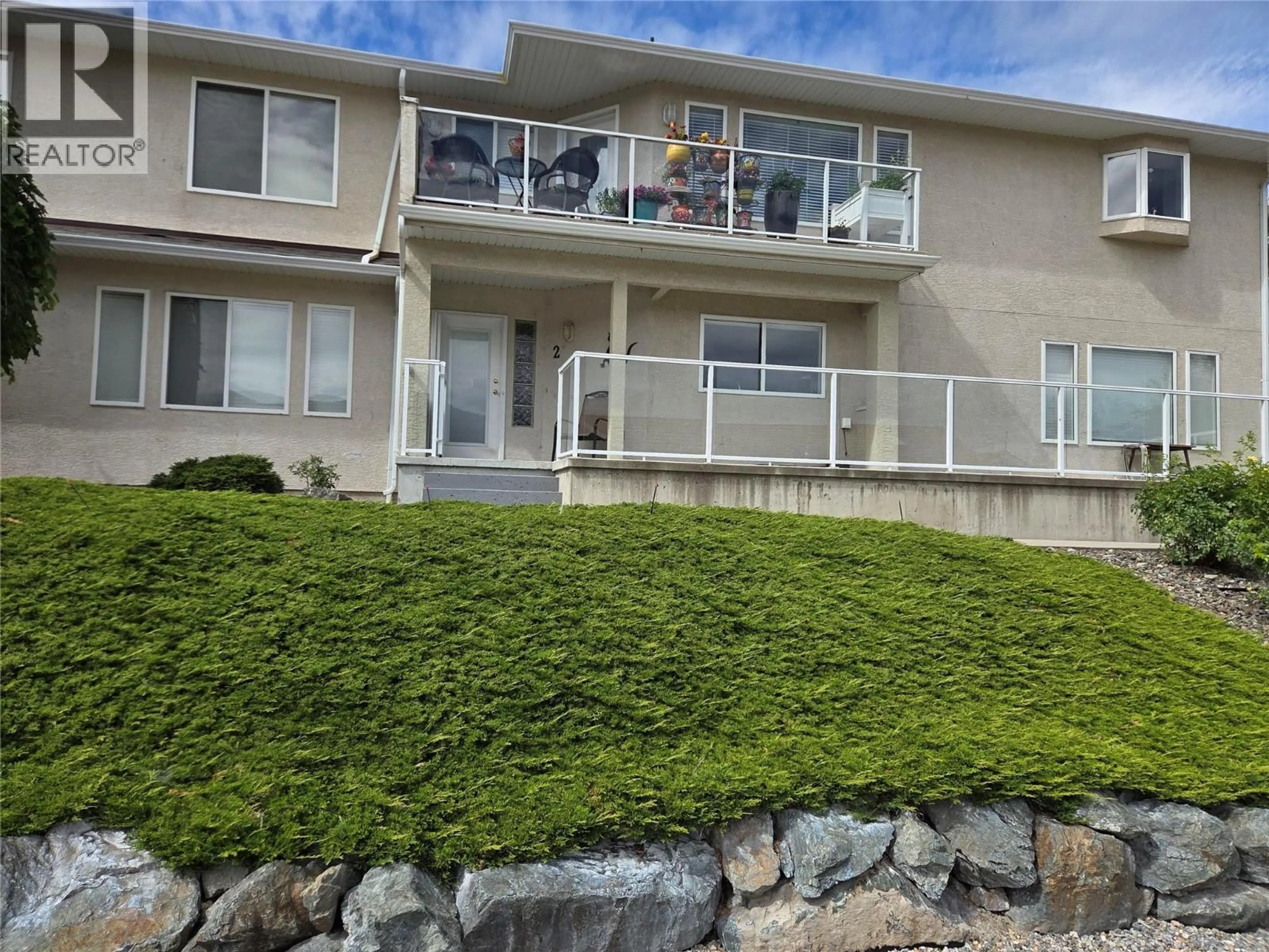 A pic from outside/outdoor area/front of a property/back of a property/a pic from drone, water/lake/river/ocean view for 2 - 12300 PINEHURST PLACE, Osoyoos British Columbia V0H1V4
