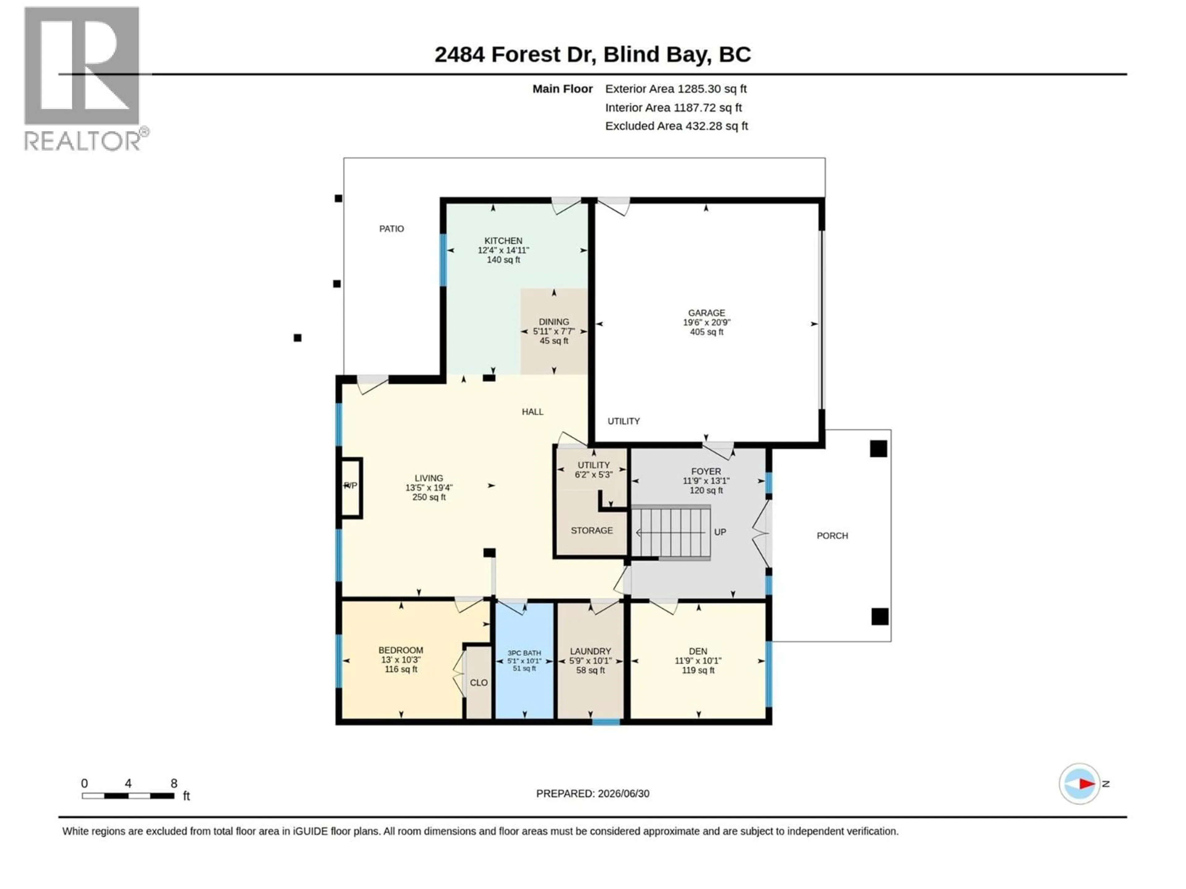 Floor plan for 2484 FOREST DRIVE, Blind Bay British Columbia V0E1H2