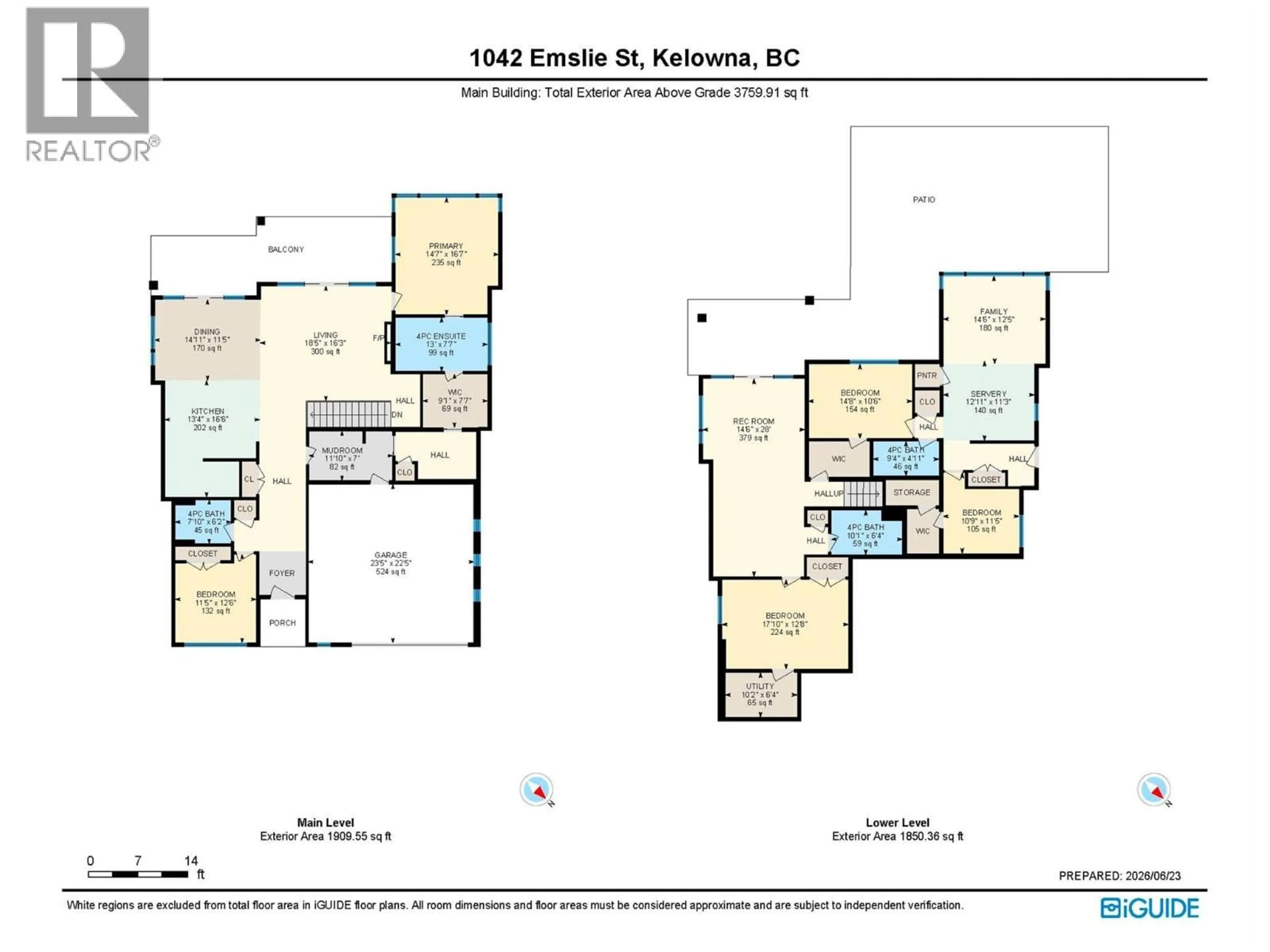 Floor plan for 1042 EMSLIE STREET, Kelowna British Columbia V1W0C3