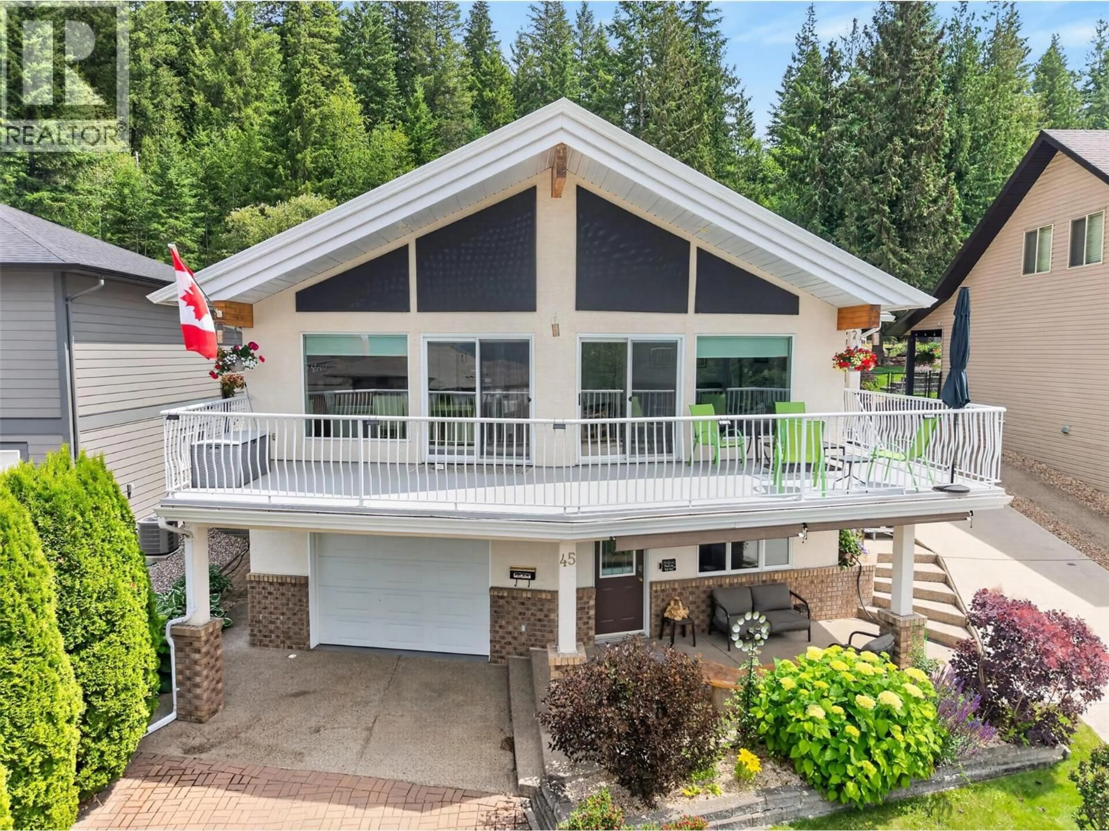 Home with vinyl exterior material, mountain view for 45 - 2592 ALPEN PARADIES ROAD, Blind Bay British Columbia V0E1H1