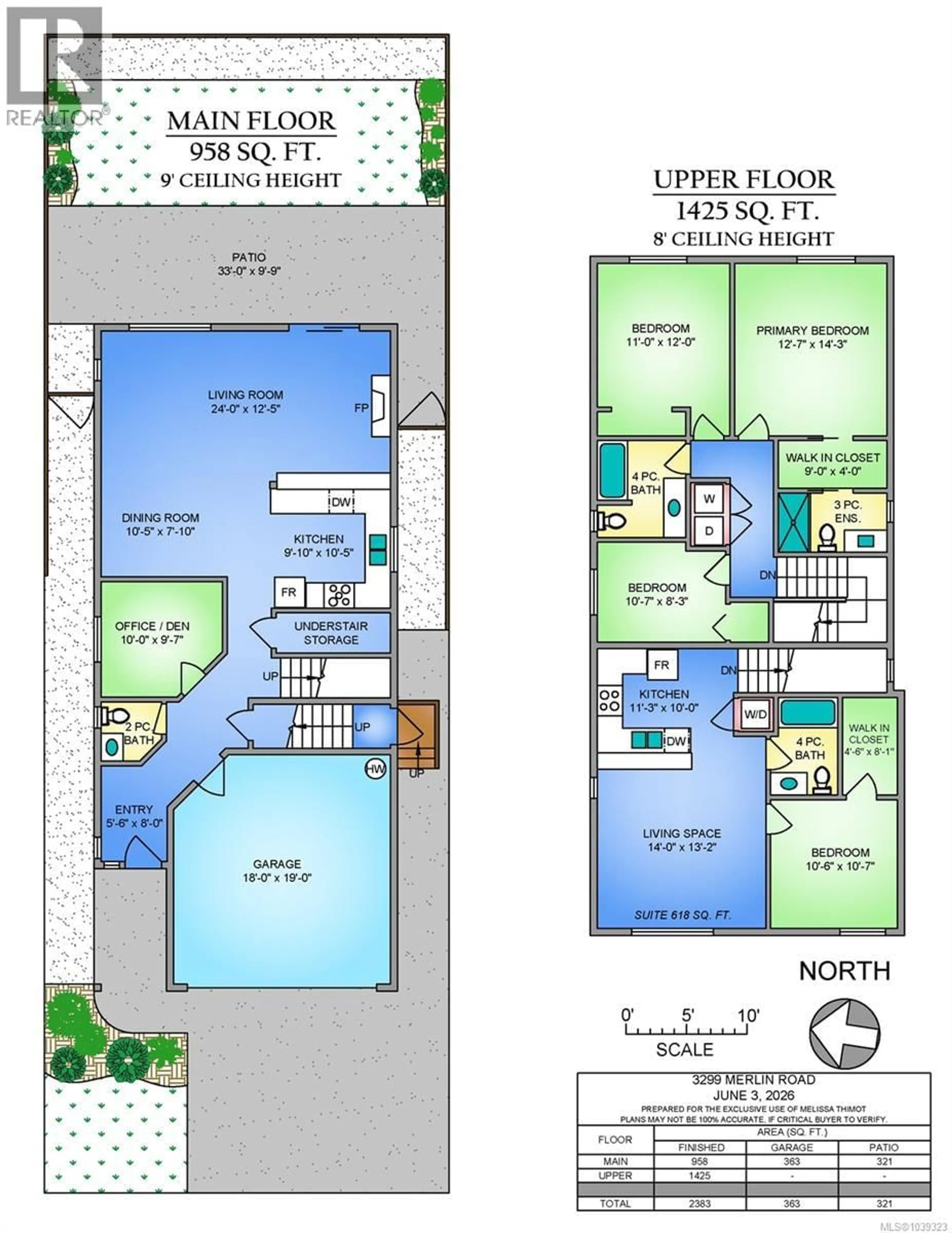 Floor plan for 3299 MERLIN ROAD, Langford British Columbia V9C0H3