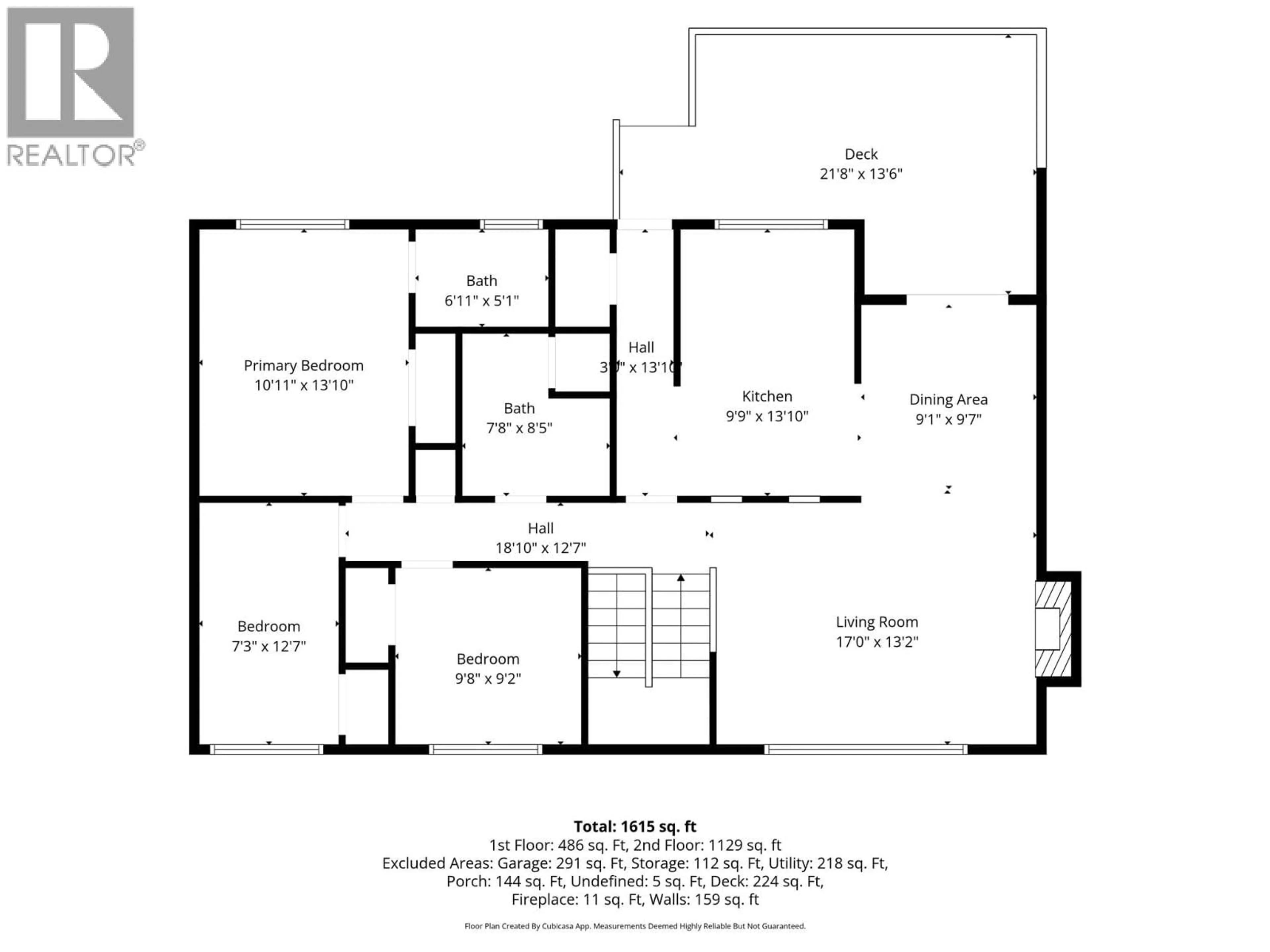 Floor plan for 144 BIRCH CRESCENT, Logan Lake British Columbia V0K1W0