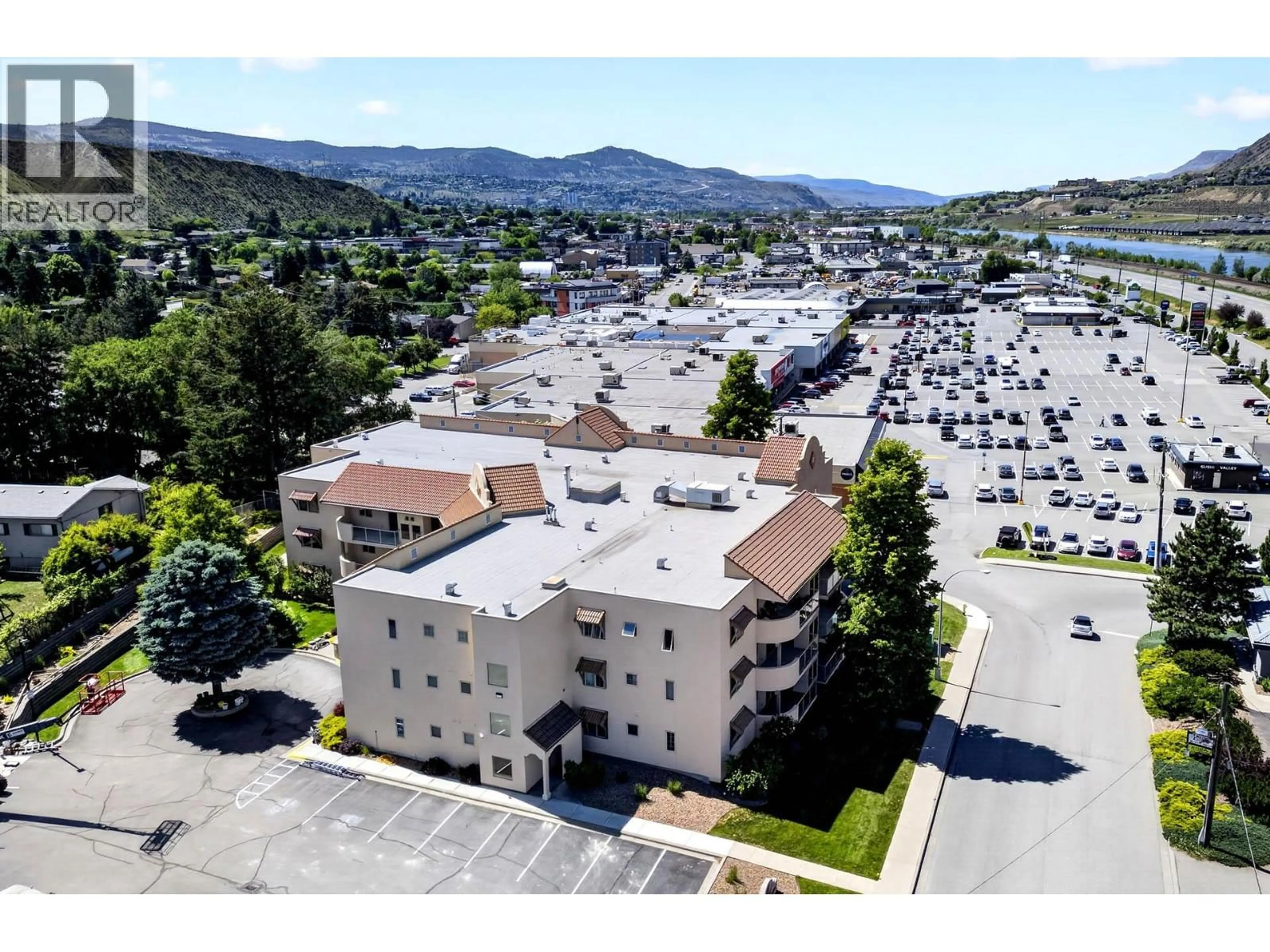 A pic from outside/outdoor area/front of a property/back of a property/a pic from drone, mountain view for 210 - 2169 FLAMINGO ROAD, Kamloops British Columbia V2C4J8