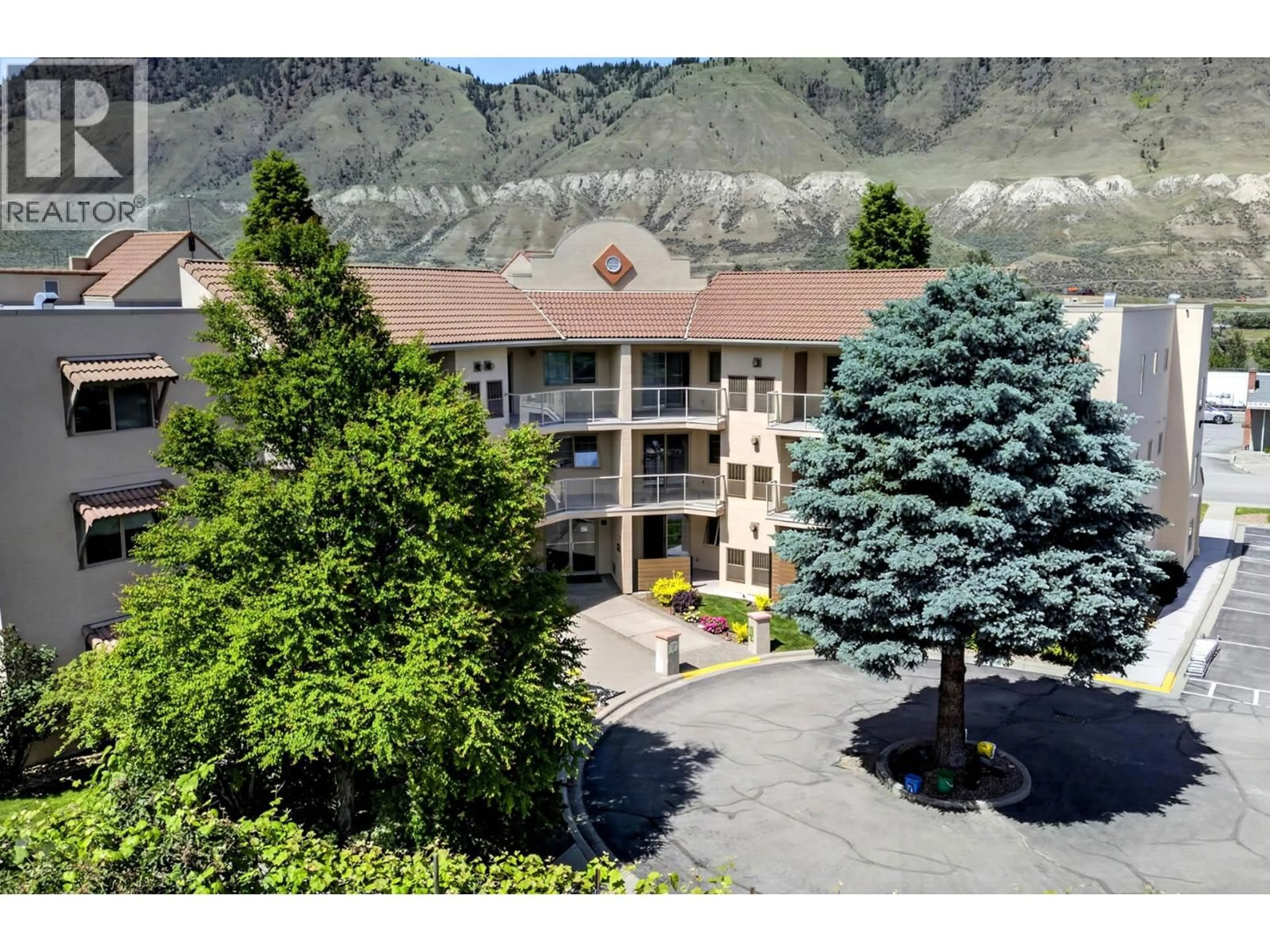 A pic from outside/outdoor area/front of a property/back of a property/a pic from drone, mountain view for 210 - 2169 FLAMINGO ROAD, Kamloops British Columbia V2C4J8