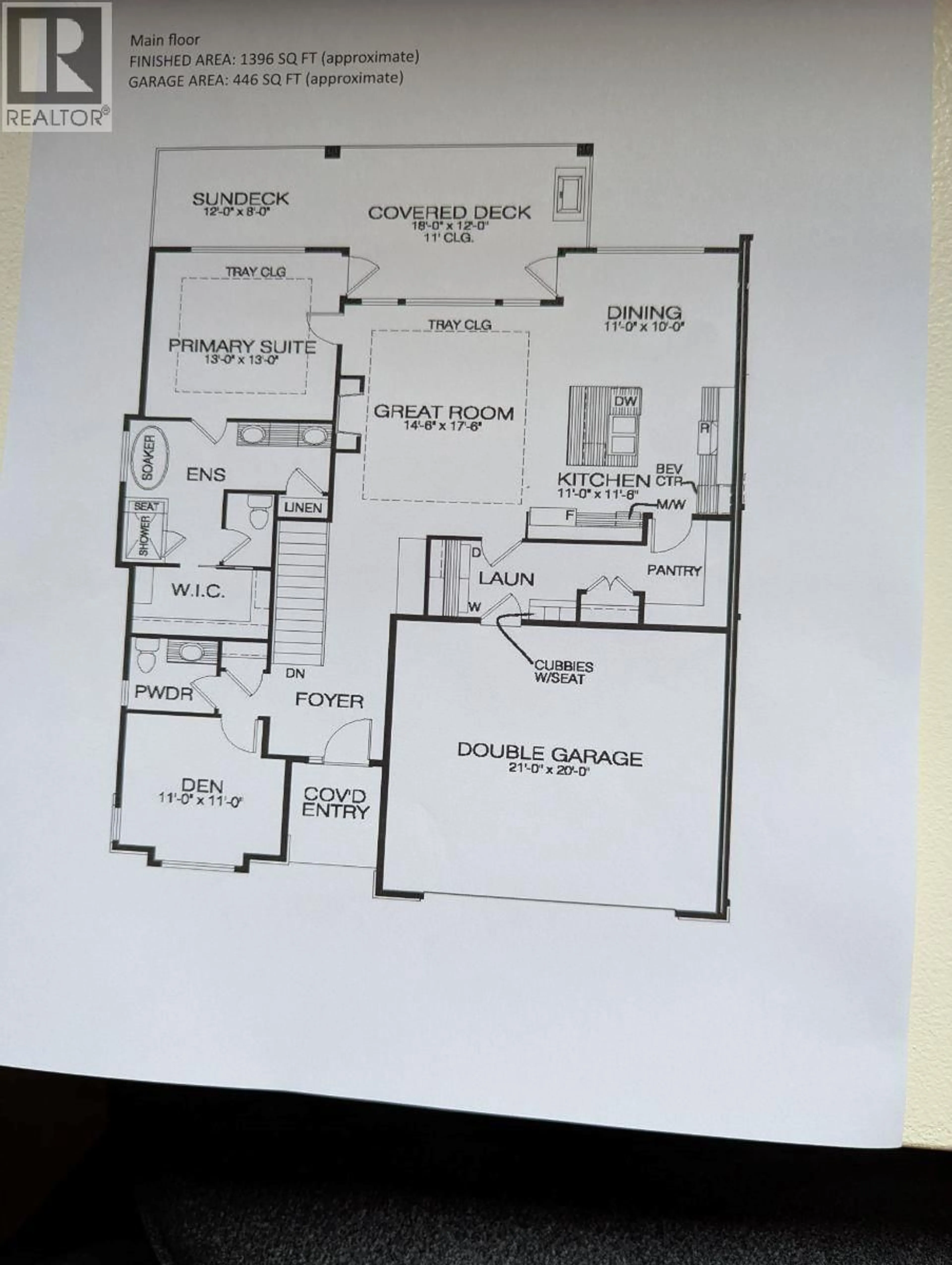Floor plan for 195 WHISTLER PLACE, Vernon British Columbia V1B2Y2