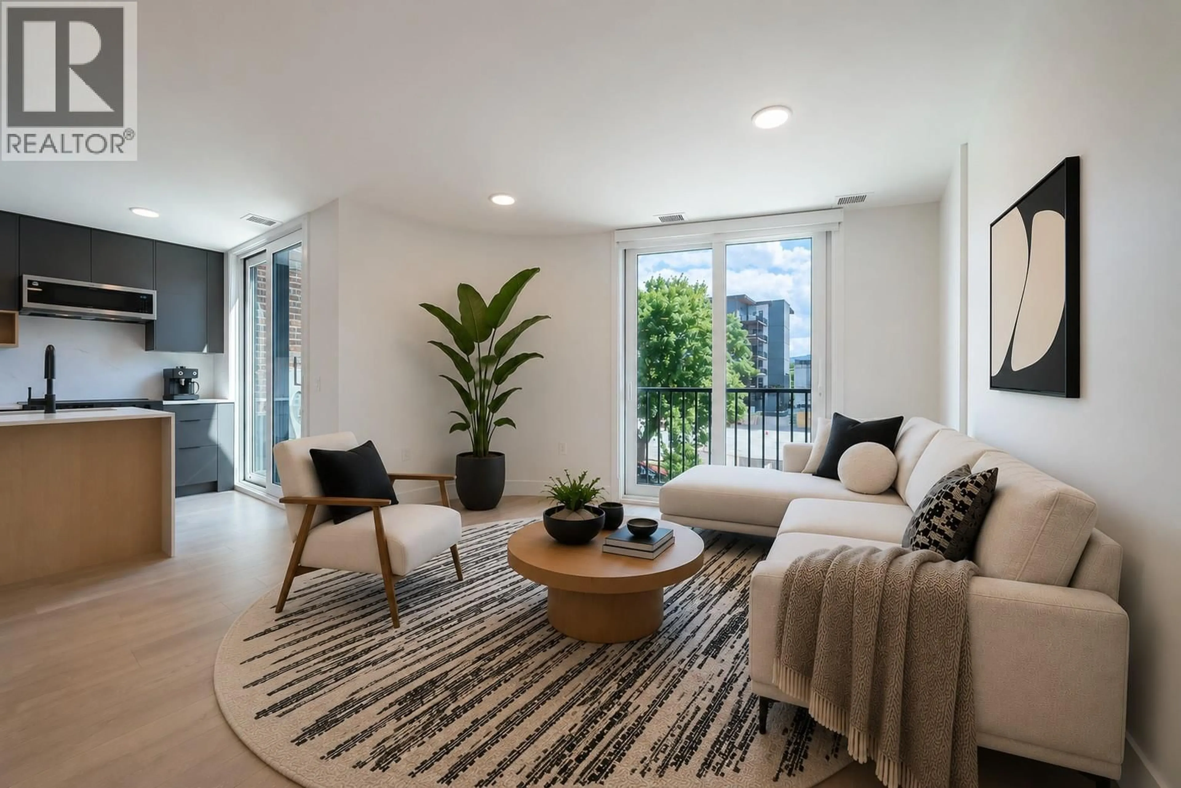 Living room with furniture, unknown for 206 - 620 CORONATION AVENUE, Kelowna British Columbia V1Y7A1