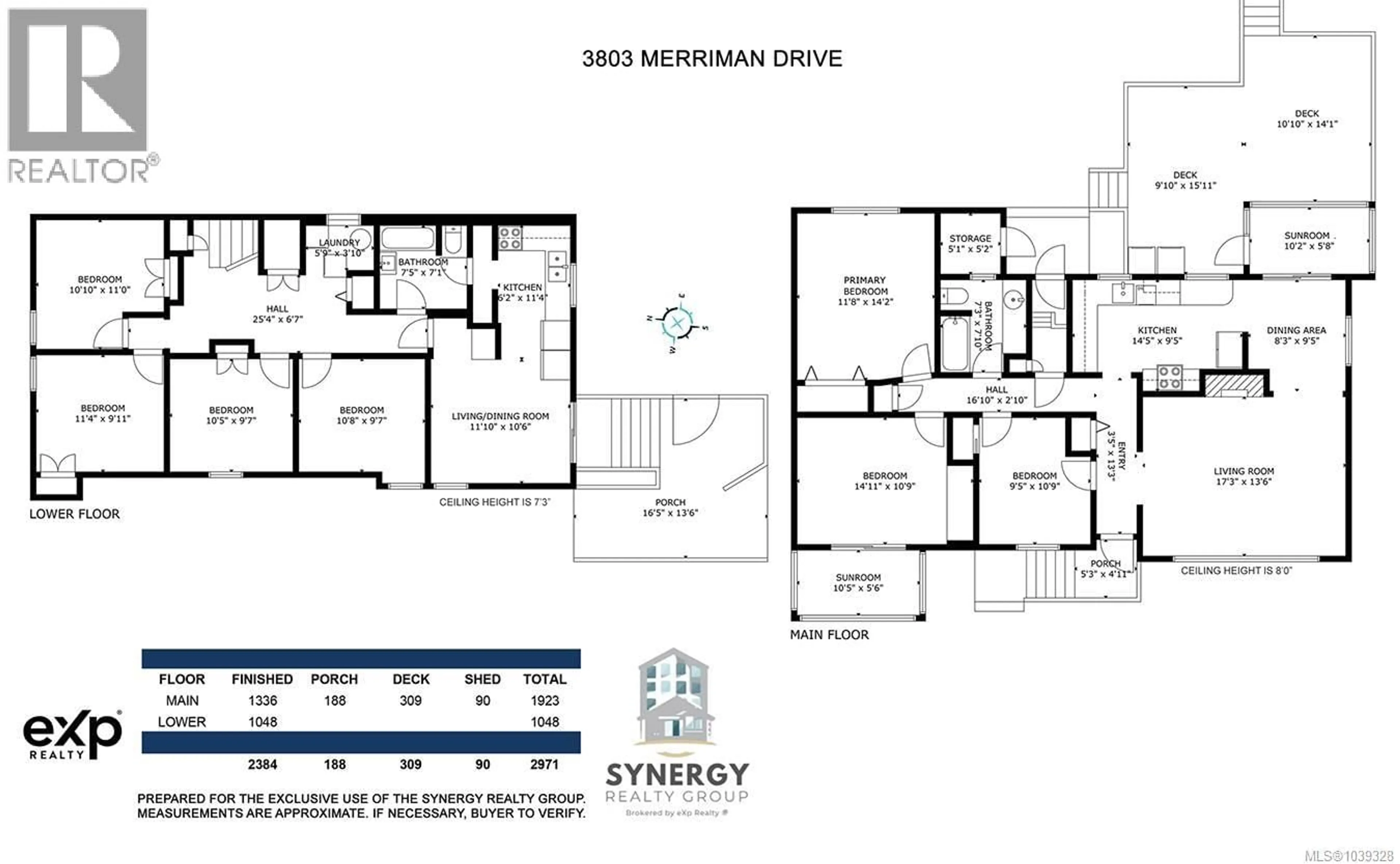 Floor plan for 3803 MERRIMAN DRIVE, Saanich British Columbia V8P2S9