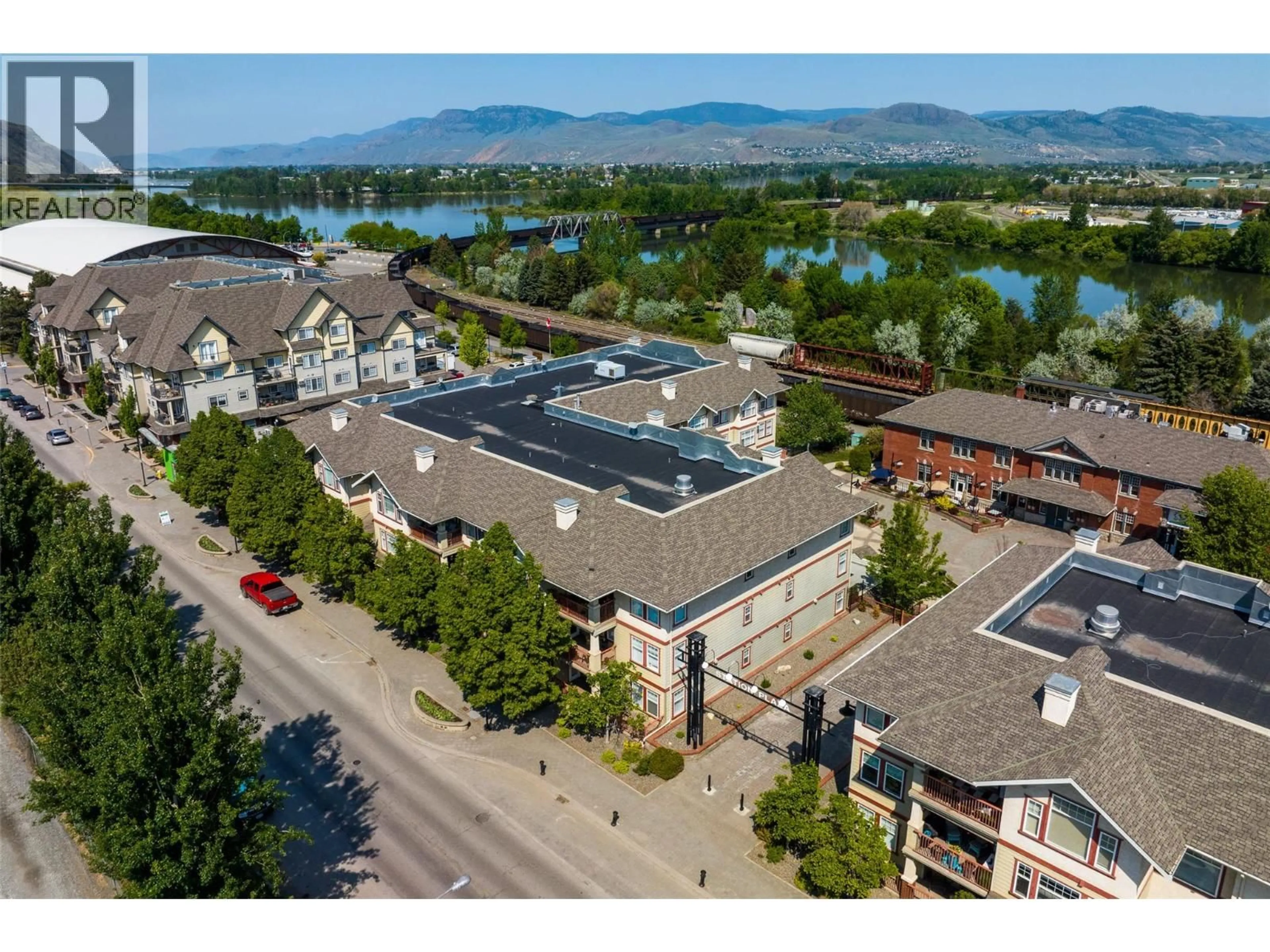 A pic from outside/outdoor area/front of a property/back of a property/a pic from drone, unknown for 301 - 490 LORNE STREET, Kamloops British Columbia V2C1W3