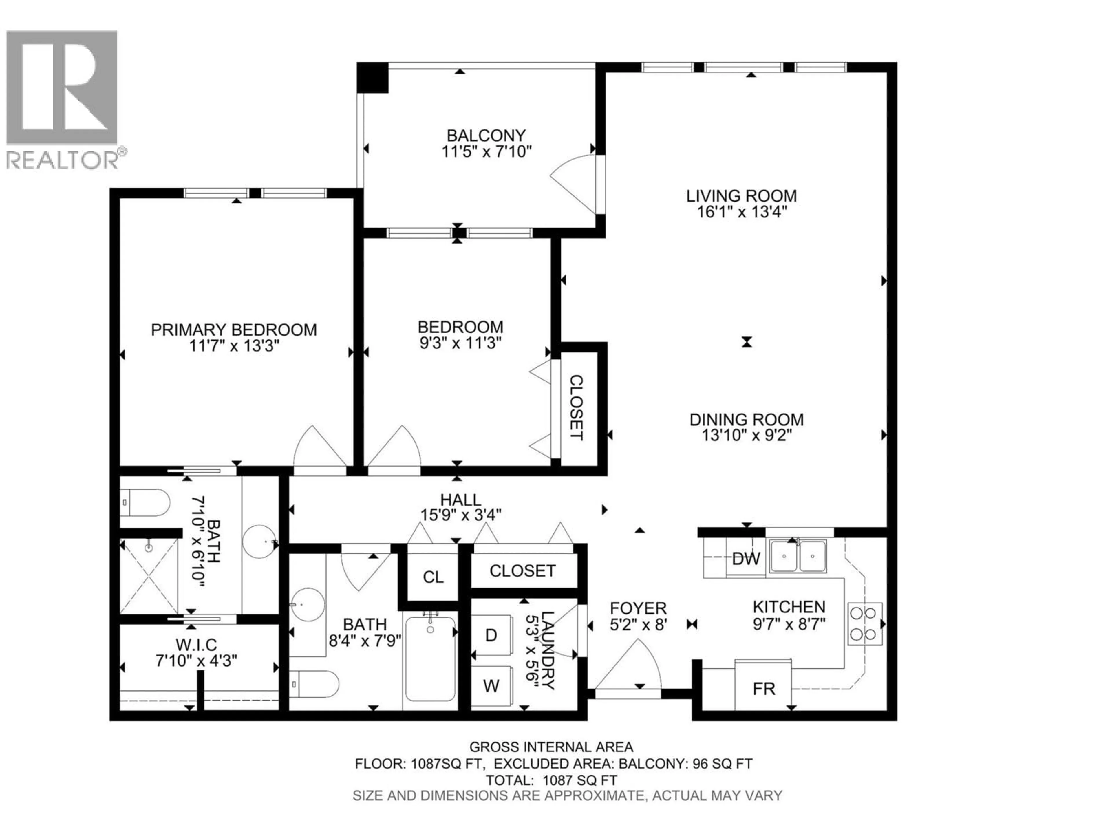 Floor plan for 301 - 490 LORNE STREET, Kamloops British Columbia V2C1W3