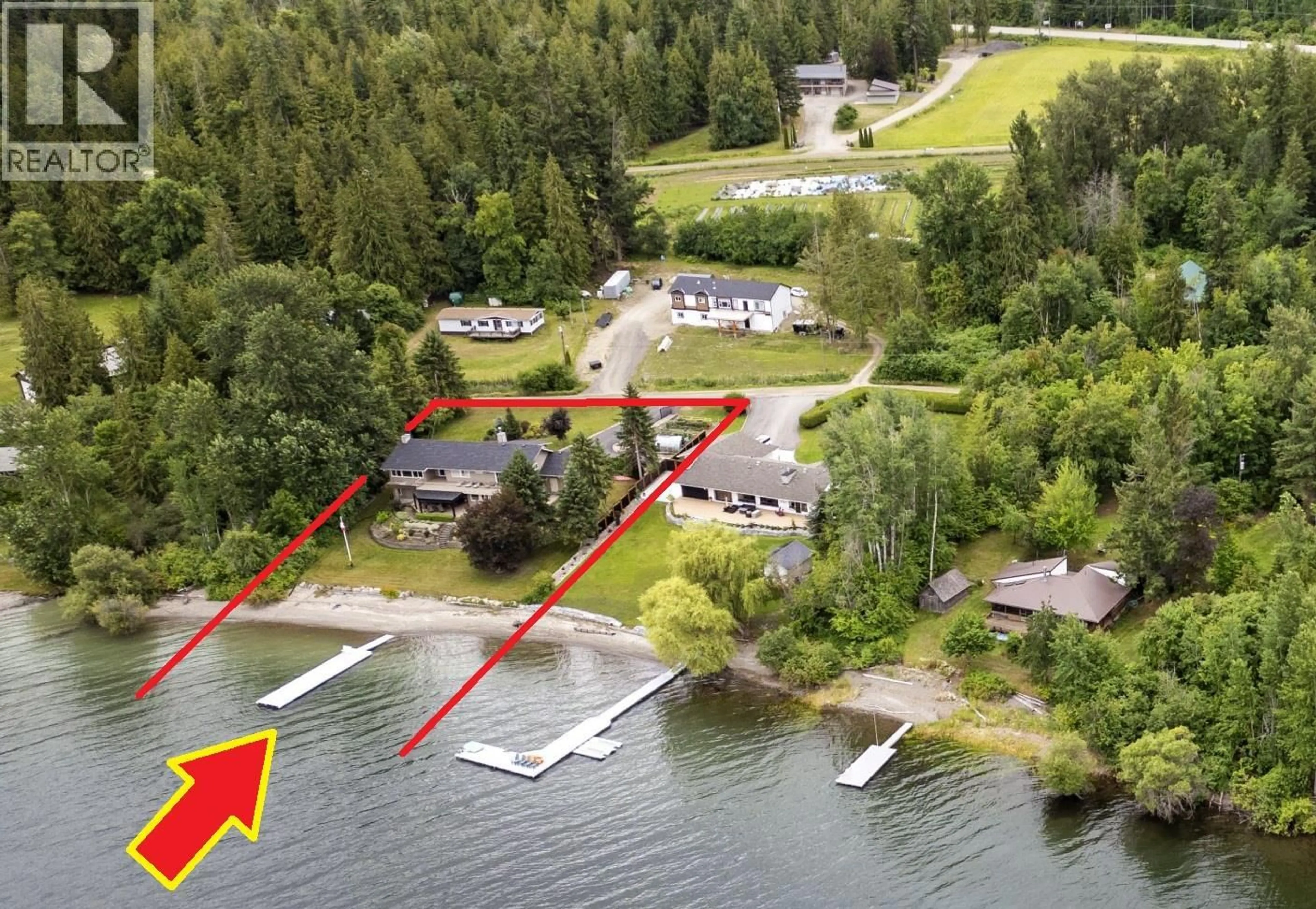 A pic from outside/outdoor area/front of a property/back of a property/a pic from drone, water/lake/river/ocean view for 777 COUBEAUX PLACE, Sorrento British Columbia V0E2W1