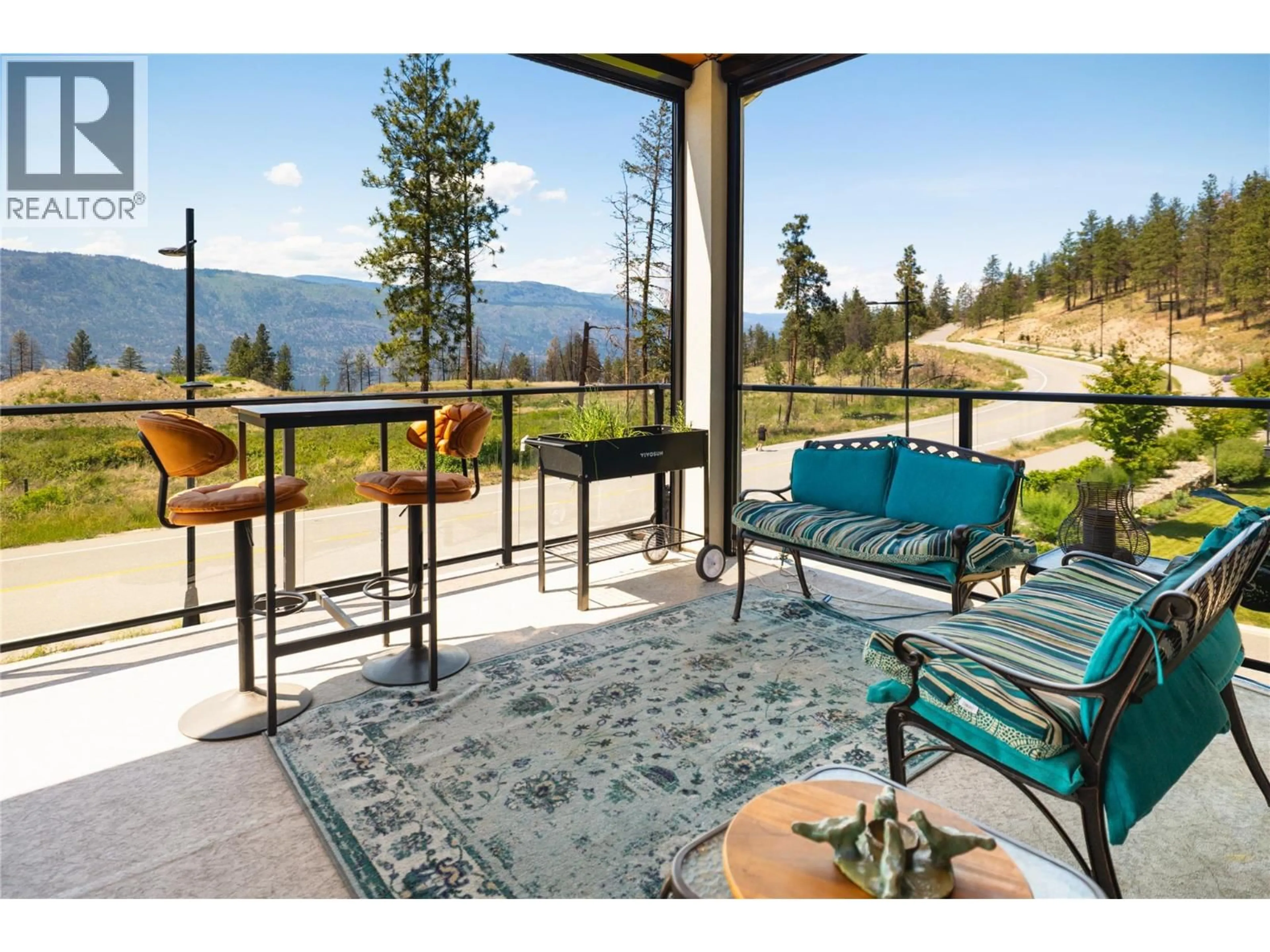 Patio, mountain view for 28 - 10100 TYNDALL ROAD, Lake Country British Columbia V4V0A9