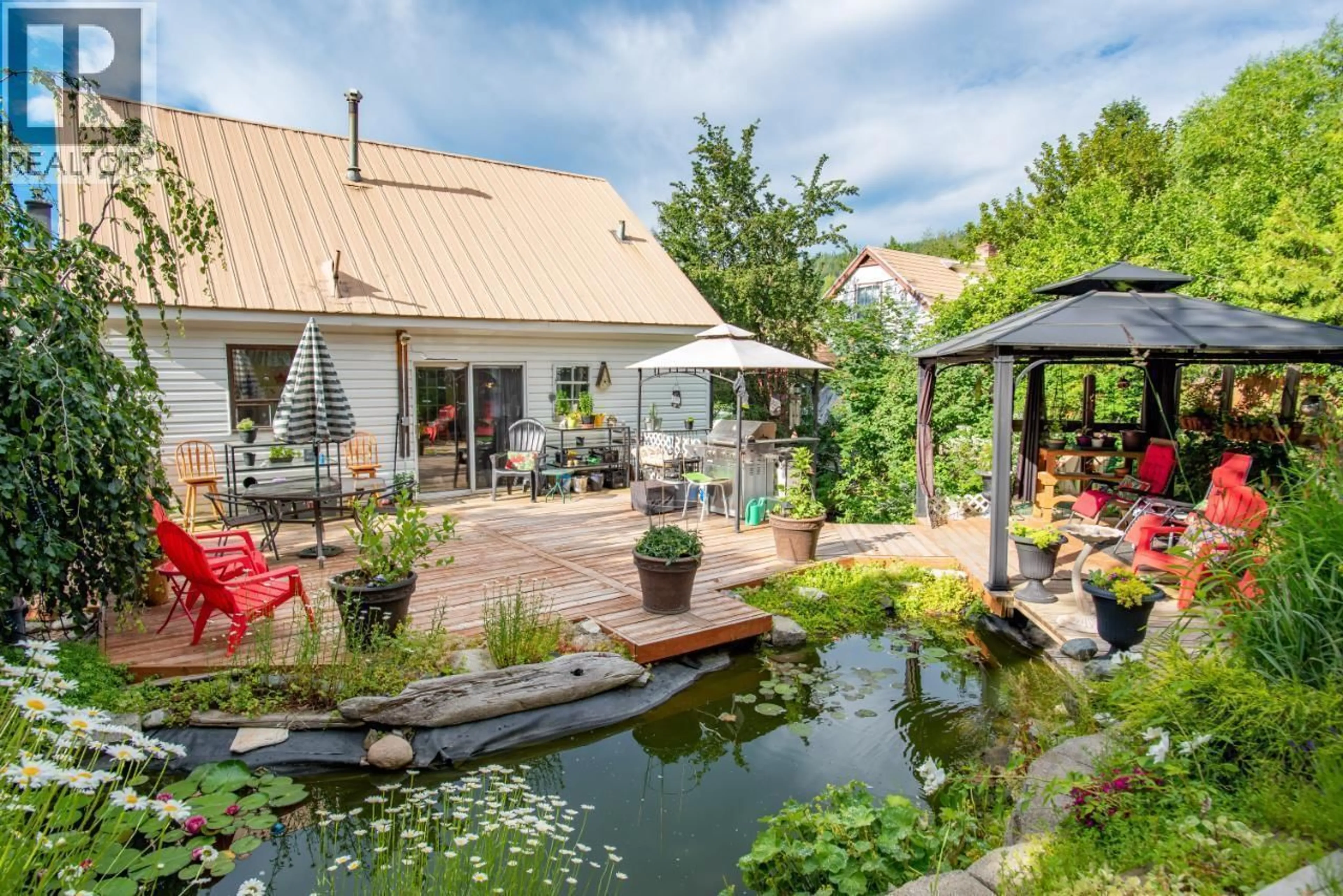 Patio, water/lake/river/ocean view for 2170 THOMPSON AVENUE, Rossland British Columbia V0G1Y0
