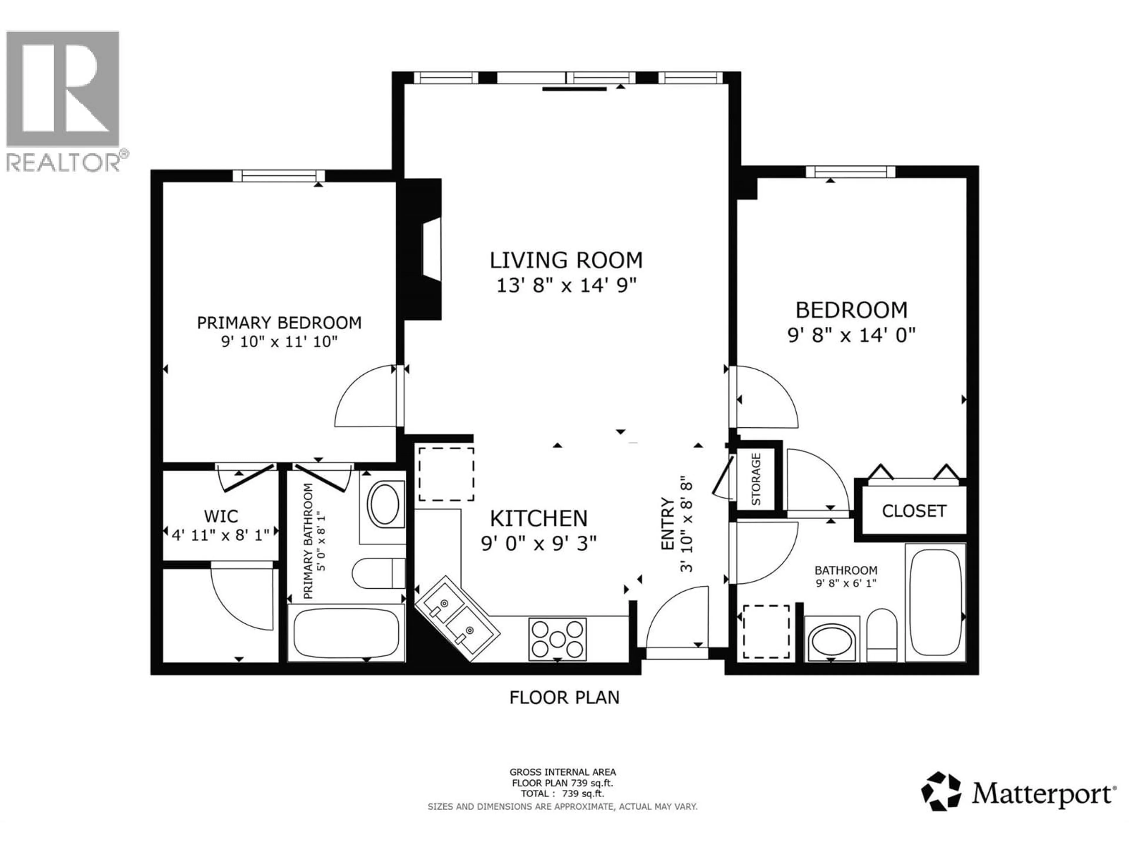 Floor plan for 102 - 701 14A CRESCENT, Invermere British Columbia V0A1K0