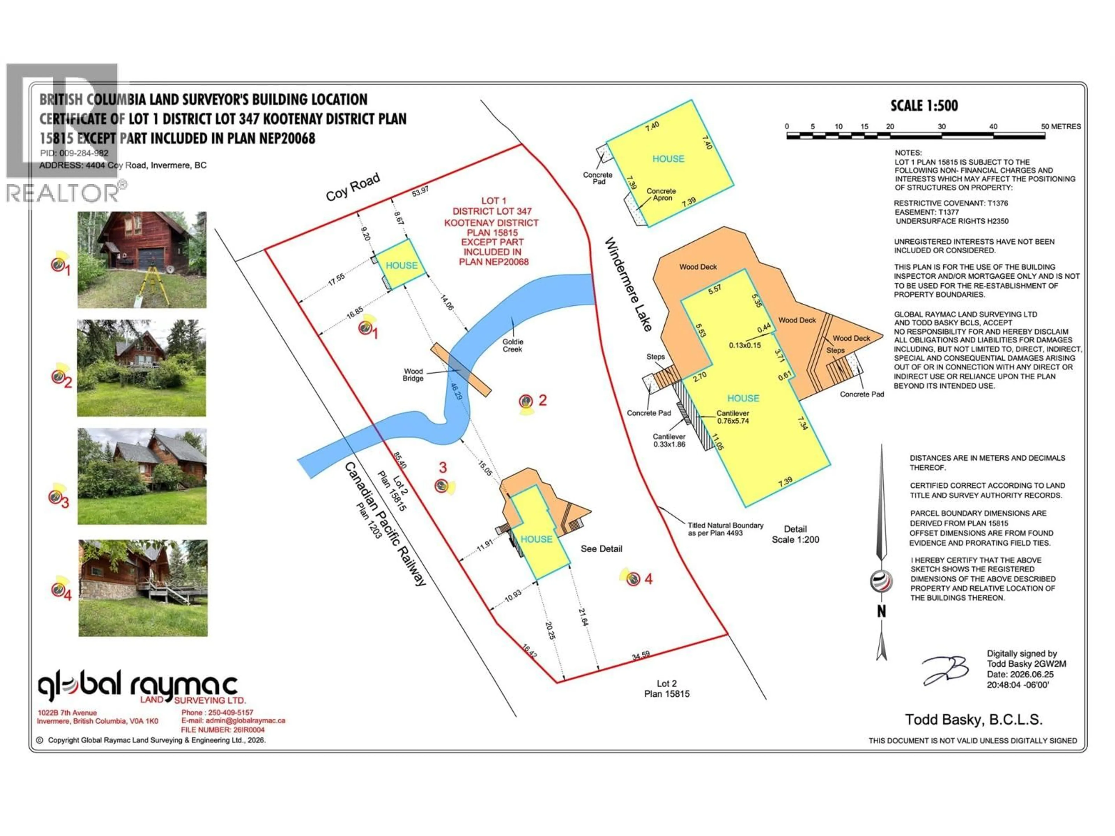 Floor plan for 4404 COY ROAD, Invermere British Columbia V0A1K4
