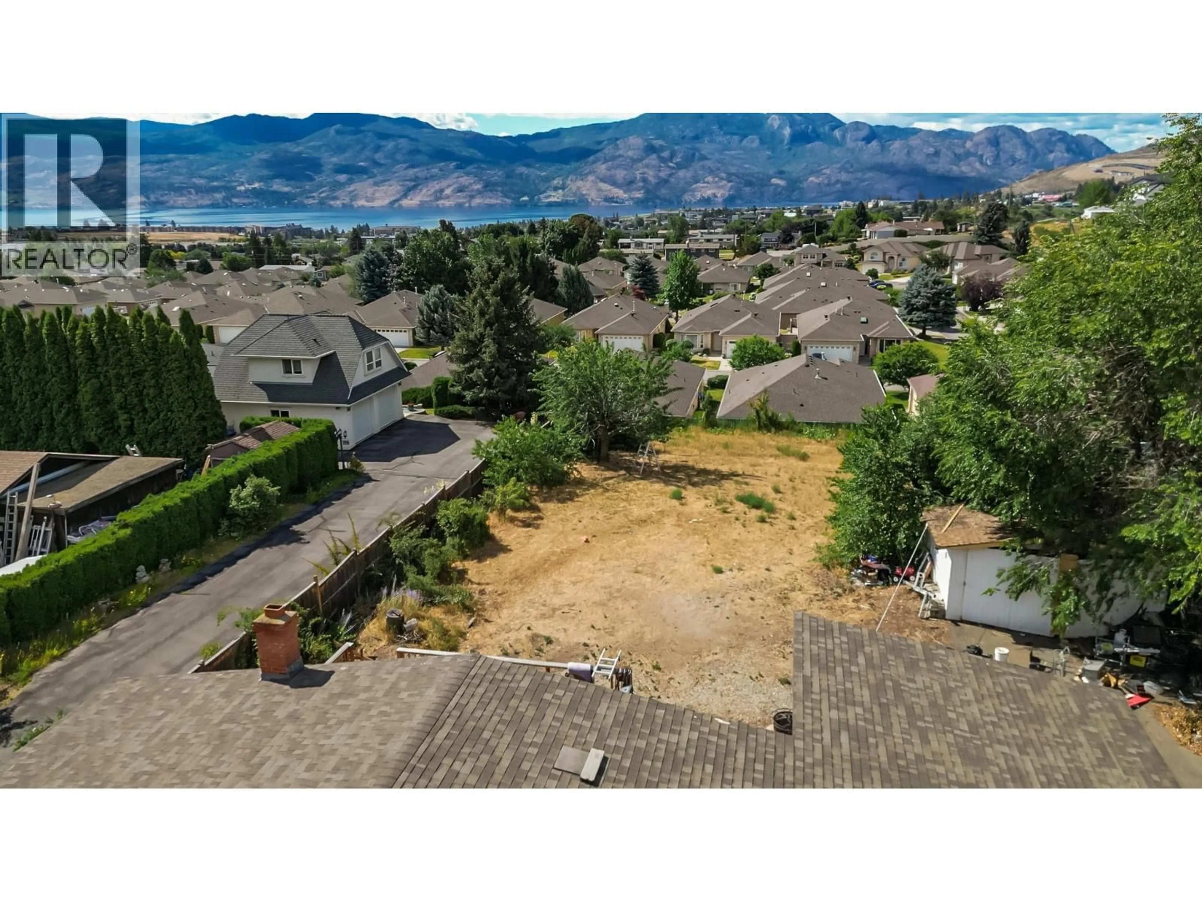 A pic from outside/outdoor area/front of a property/back of a property/a pic from drone, mountain view for 2489 REECE ROAD, West Kelowna British Columbia V4T1N1