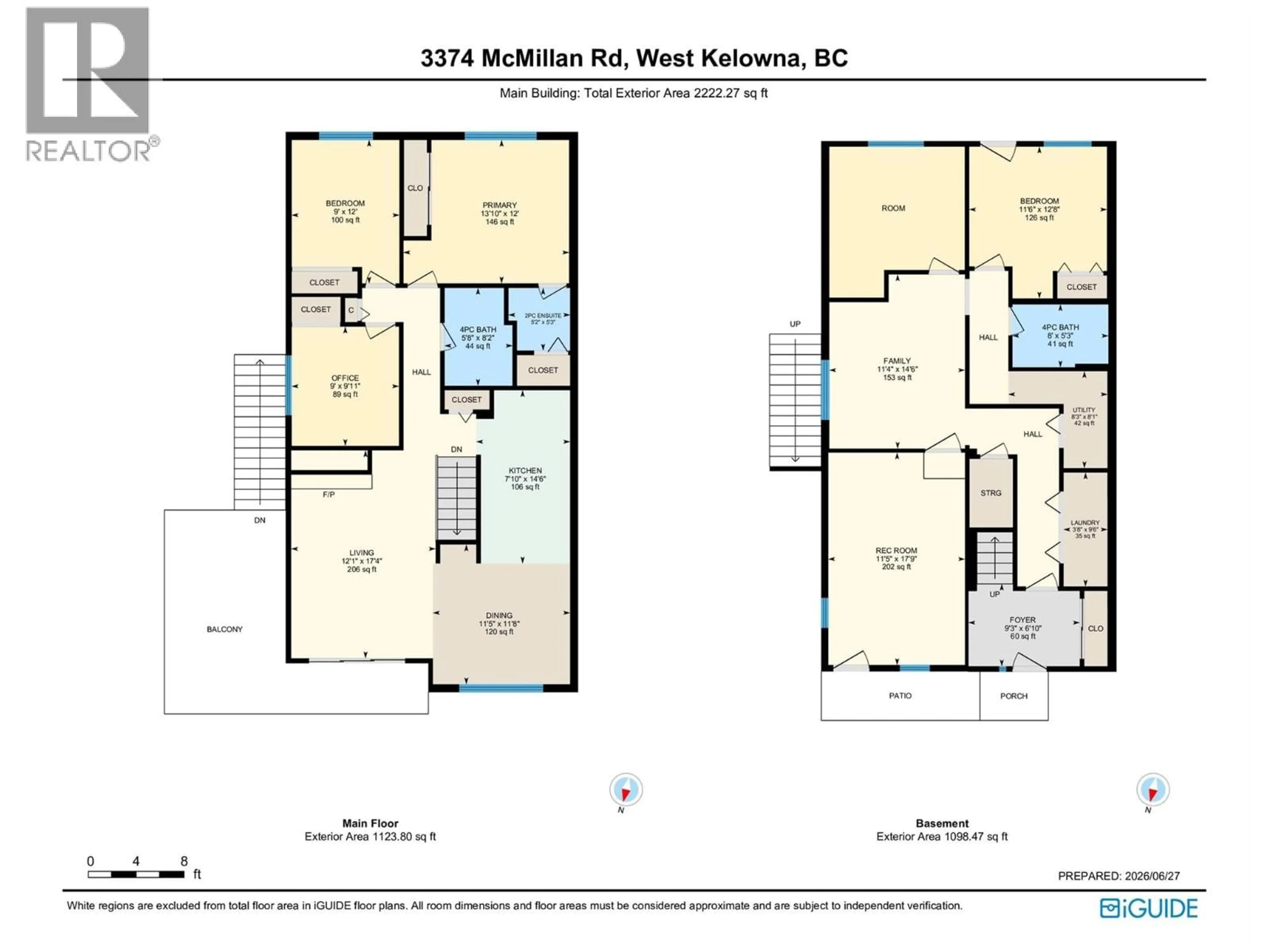 Floor plan for 3374 MCMILLAN ROAD, West Kelowna British Columbia V4T1H1