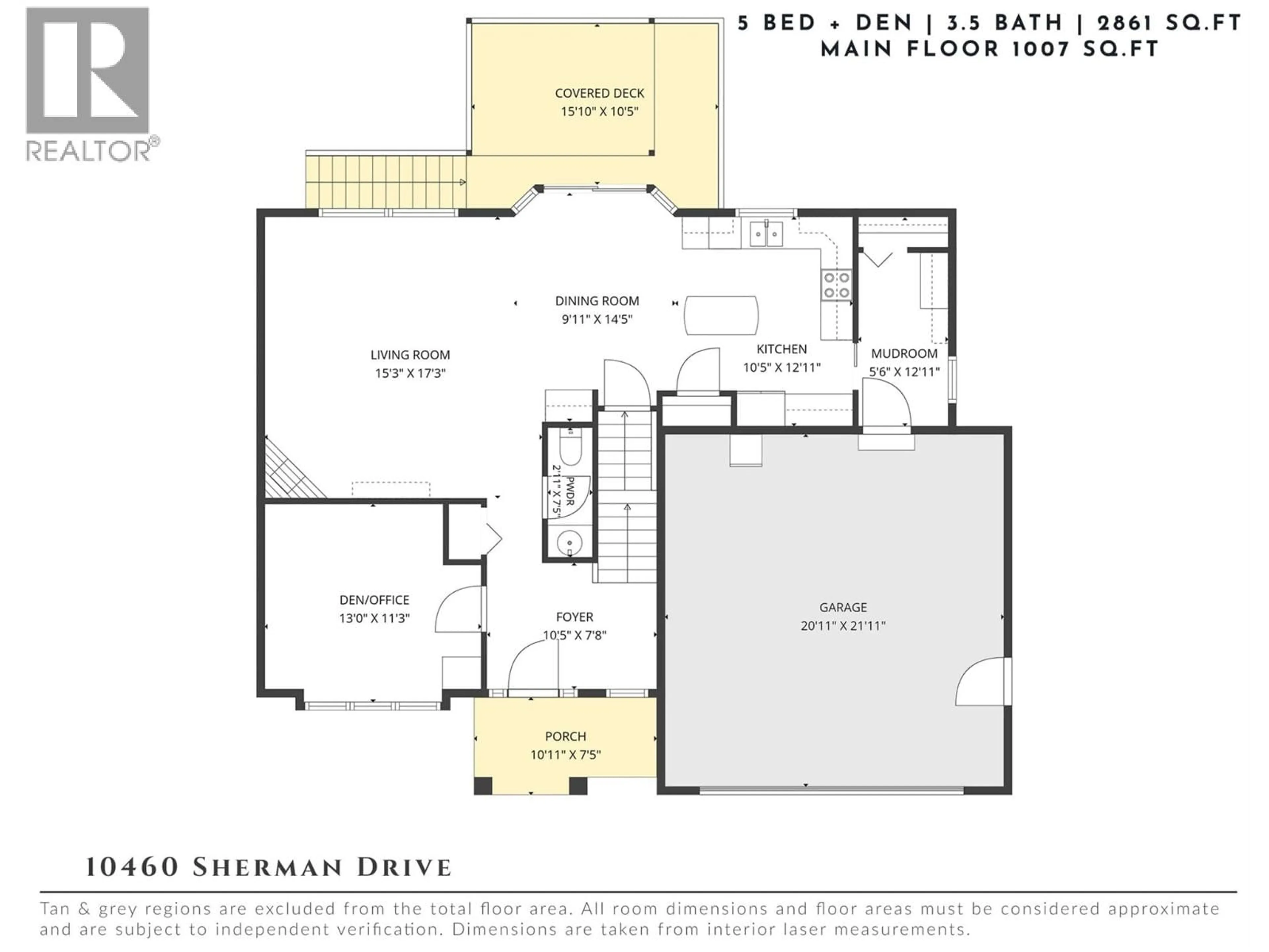 Floor plan for 10460 SHERMAN DRIVE, Lake Country British Columbia V4V2N2