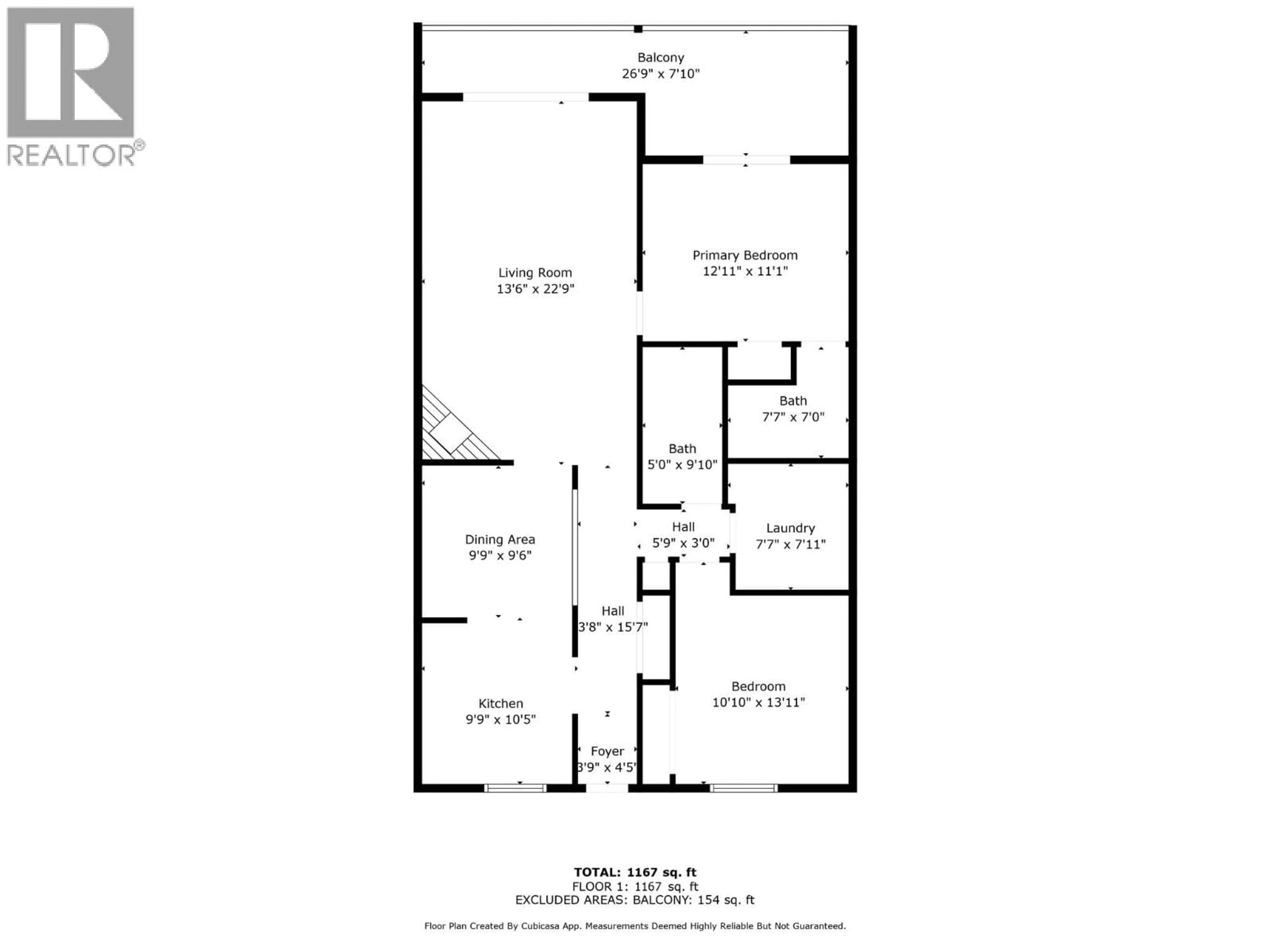 Floor plan for 207 - 290 HWY 33 OTHER EAST, Kelowna British Columbia V1X2A3