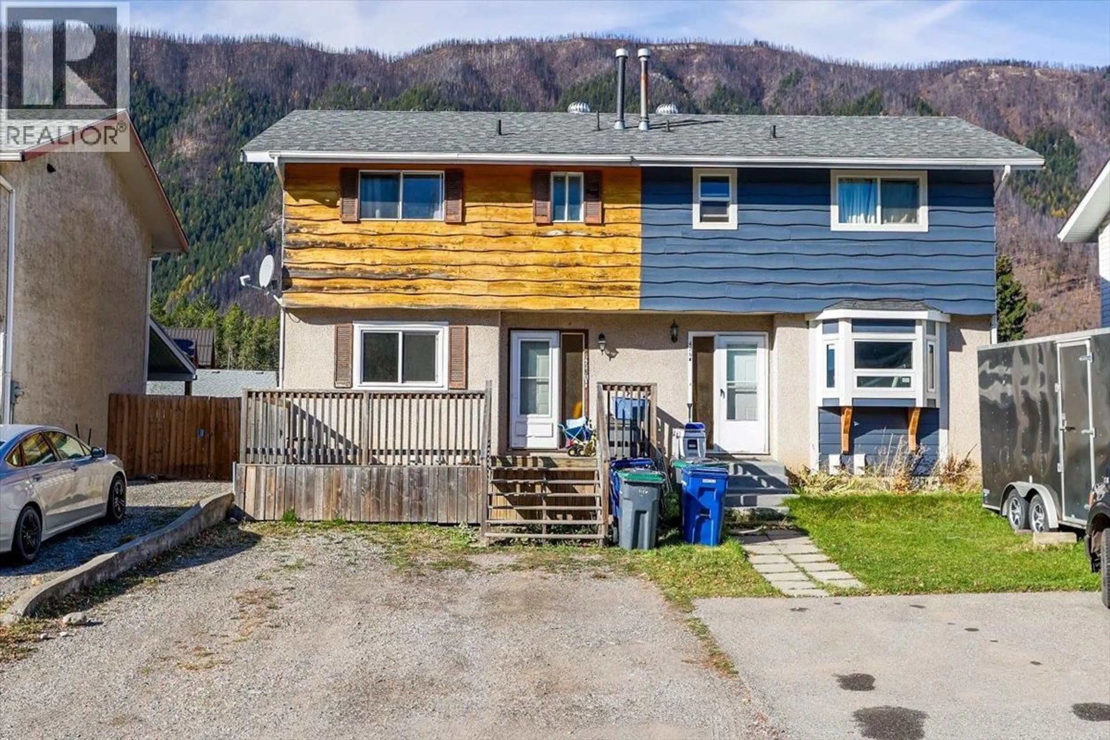 A pic from outside/outdoor area/front of a property/back of a property/a pic from drone, street for 425B MOUNTAIN ASH CRESCENT, Sparwood British Columbia V0B2G0