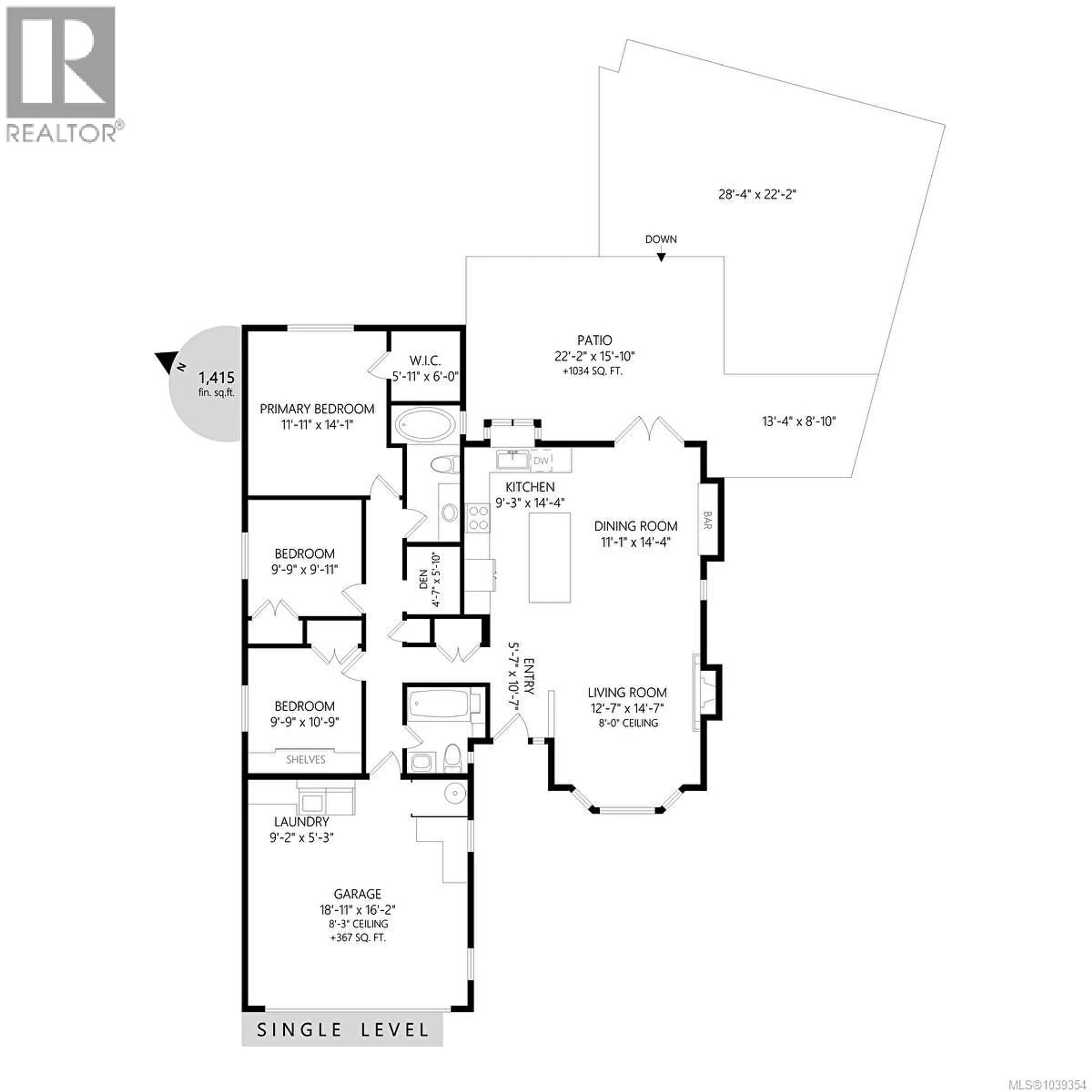 Floor plan for 4035 CENTURY ROAD, Saanich British Columbia V8X2E5