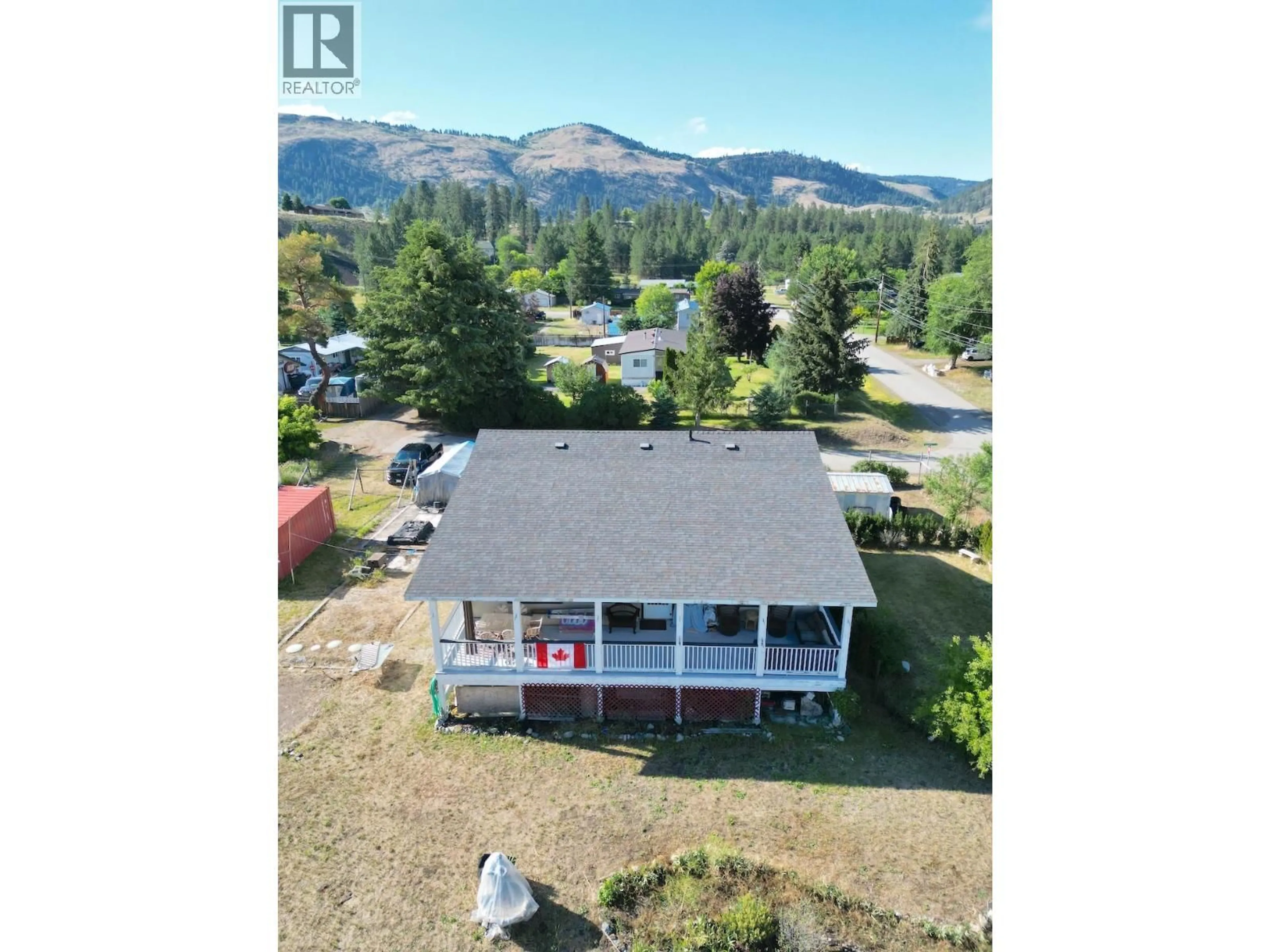 A pic from outside/outdoor area/front of a property/back of a property/a pic from drone, water/lake/river/ocean view for 4240 VANCOUVER AVENUE EAST, Grand Forks British Columbia V0H1H5