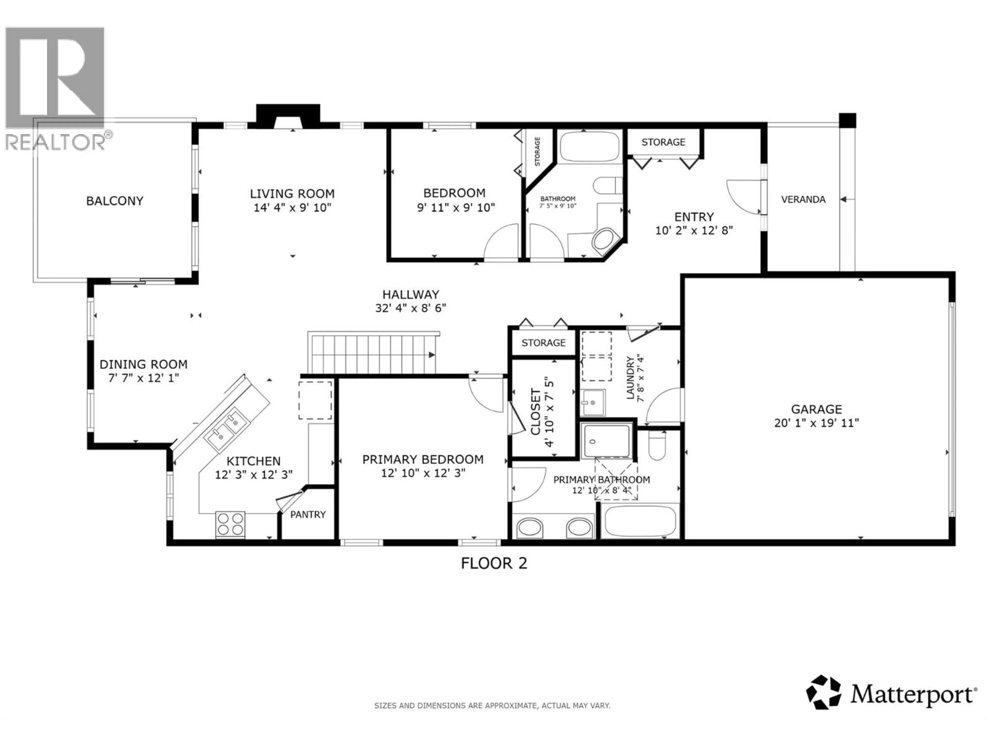 Floor plan for 5034 SOUTH RIDGE DRIVE, Kelowna British Columbia V1W4W6