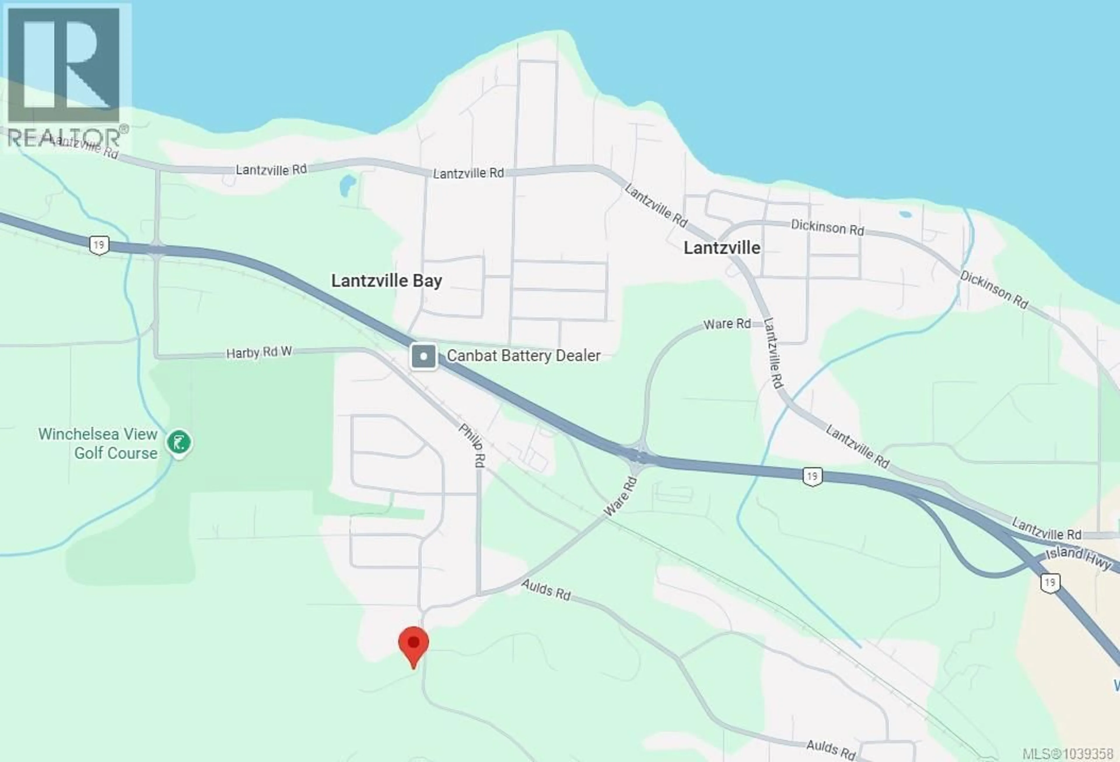 Picture of a map for 6671 HARWOOD DRIVE, Lantzville British Columbia V0R2H0
