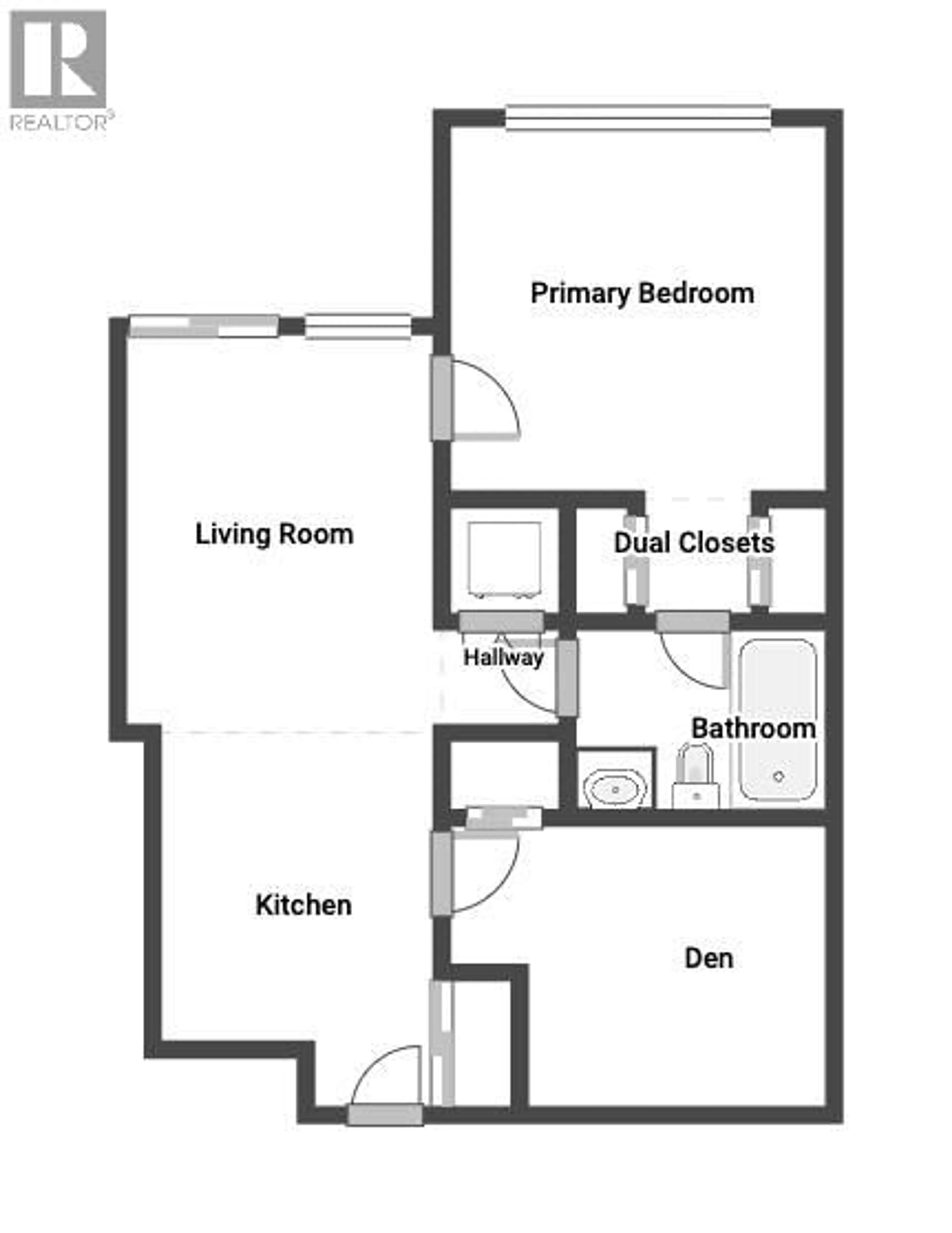 Floor plan for 326 - 1775 CHAPMAN PLACE, Kelowna British Columbia V1Y2M6