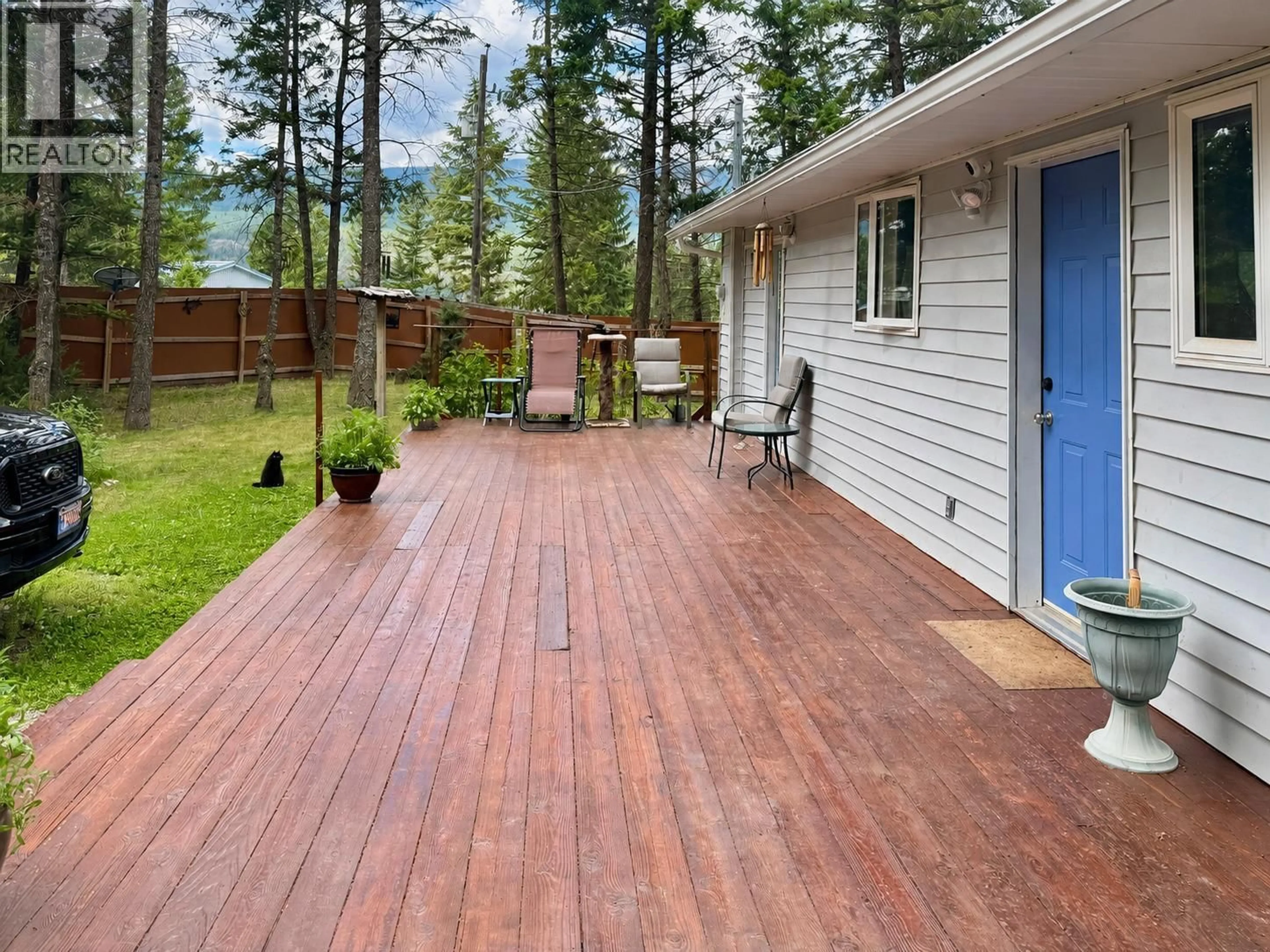 Patio, forest/trees view for 4949 LUXOR CREEK ROAD, Edgewater British Columbia V0A1B0