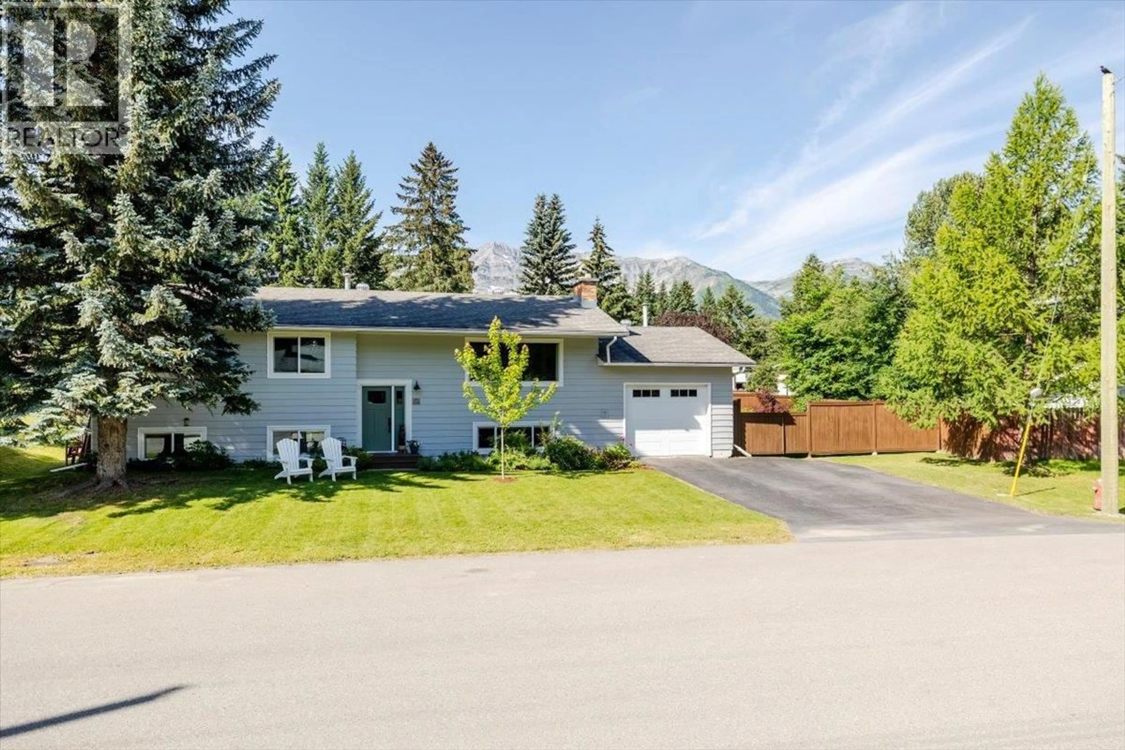 A pic from outside/outdoor area/front of a property/back of a property/a pic from drone, street for 22 ELKVIEW CRESCENT, Fernie British Columbia V0B1M3
