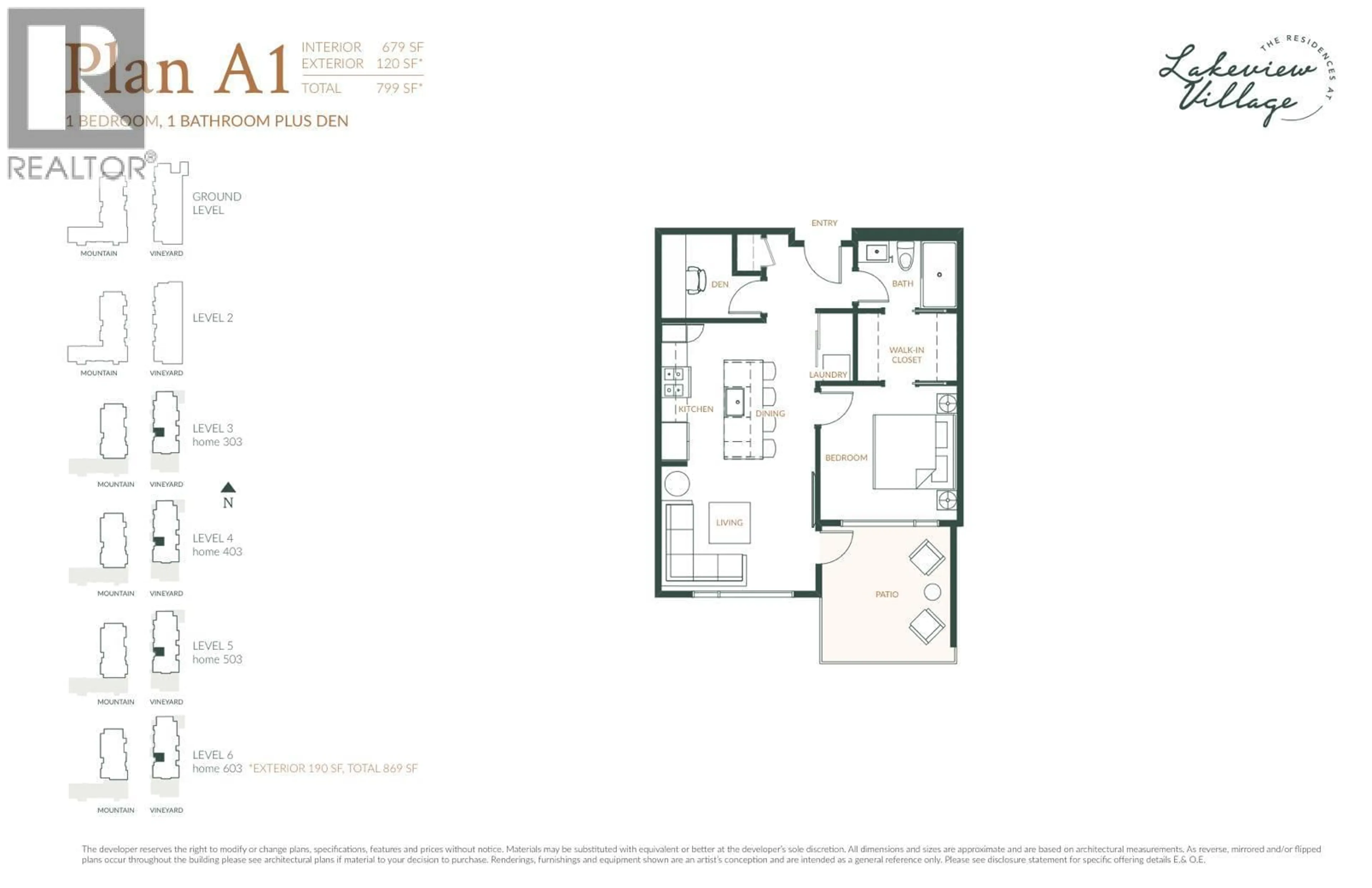 Floor plan for 407 - 2760 OLLALA ROAD, West Kelowna British Columbia V1Z2A9