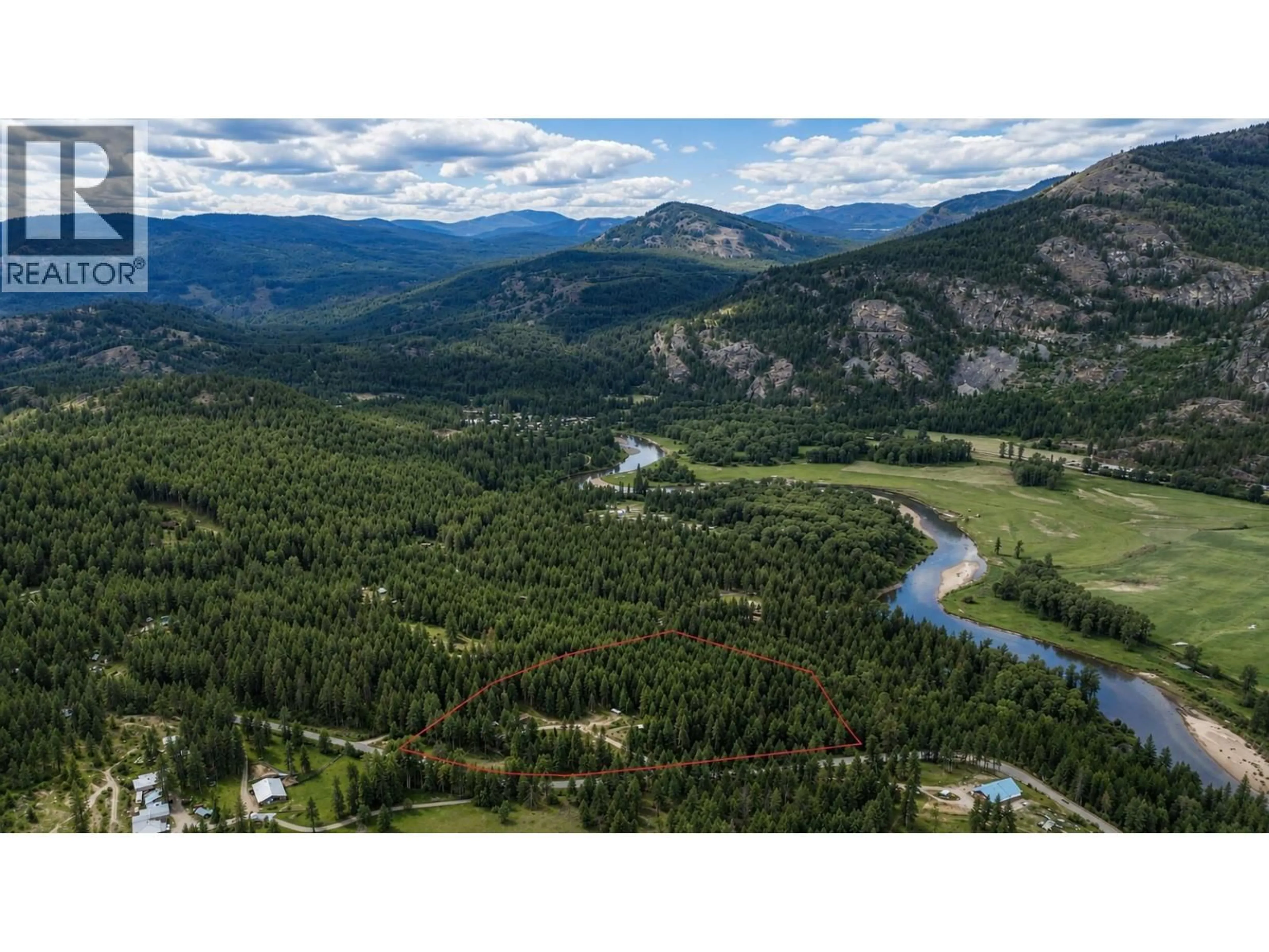 A pic from outside/outdoor area/front of a property/back of a property/a pic from drone, mountain view for 10625 GRANBY ROAD, Grand Forks British Columbia V0H1H1