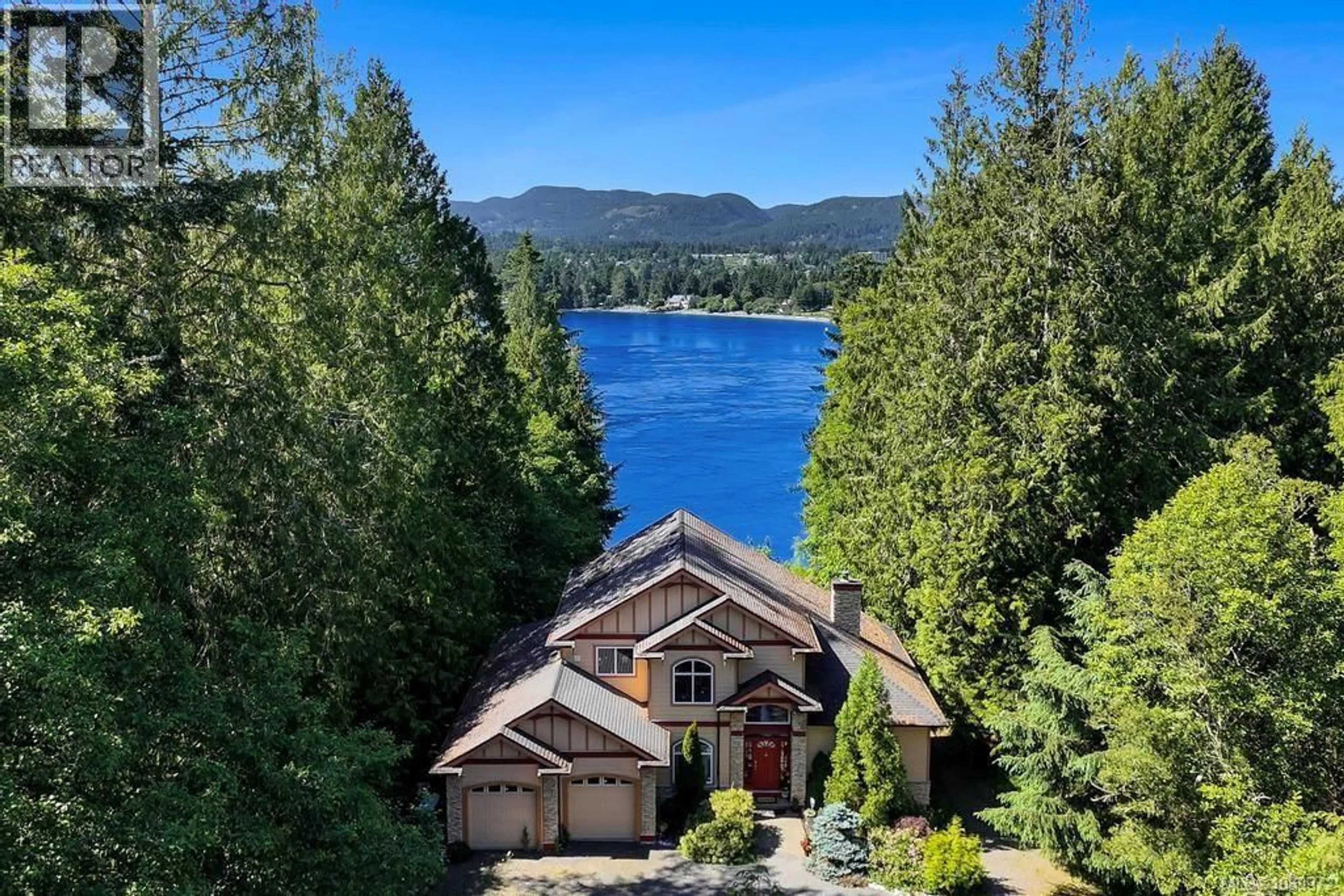 A pic from outside/outdoor area/front of a property/back of a property/a pic from drone, water/lake/river/ocean view for 7002 EAST SOOKE ROAD, Sooke British Columbia V9Z1A8