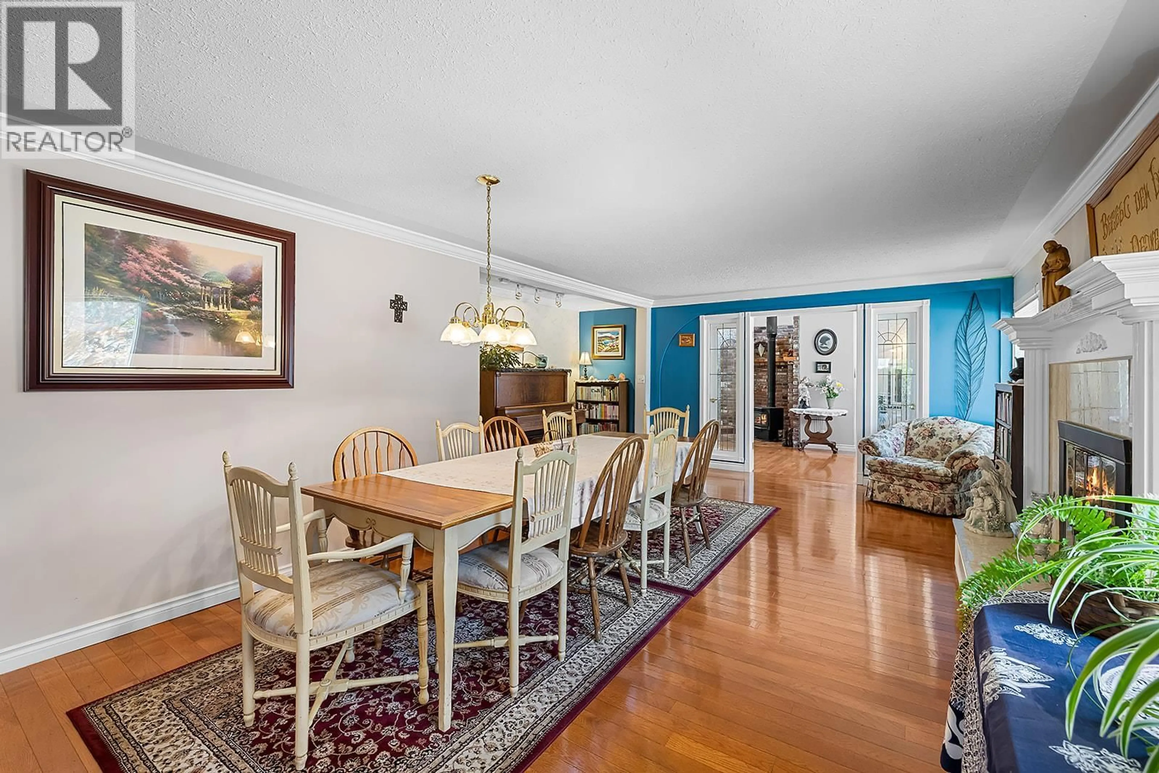 Dining room, wood/laminate floor for 2103 ASH STREET, Creston British Columbia V0B1G5