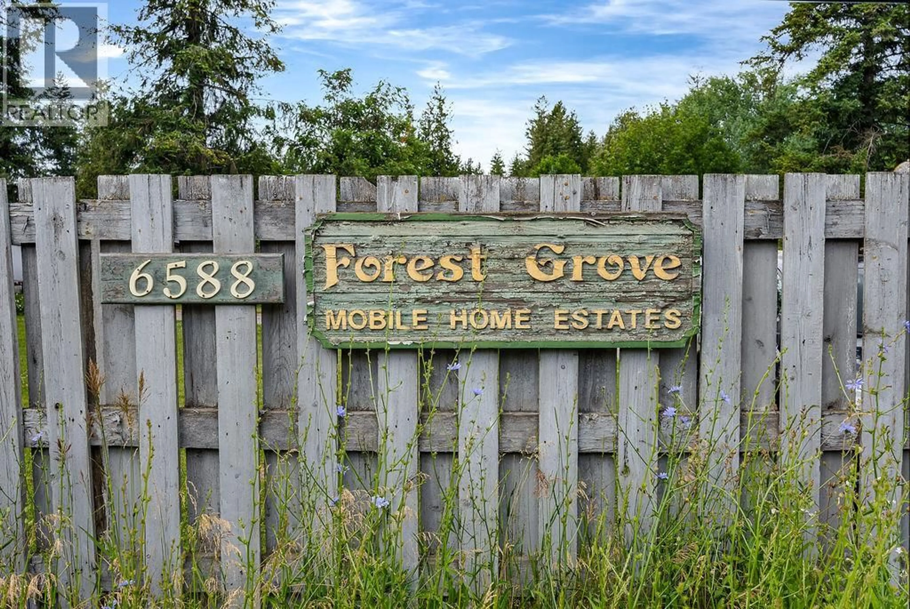 A pic from outside/outdoor area/front of a property/back of a property/a pic from drone, forest/trees view for 3 - 6588 97A HIGHWAY, Enderby British Columbia V4Y4G8