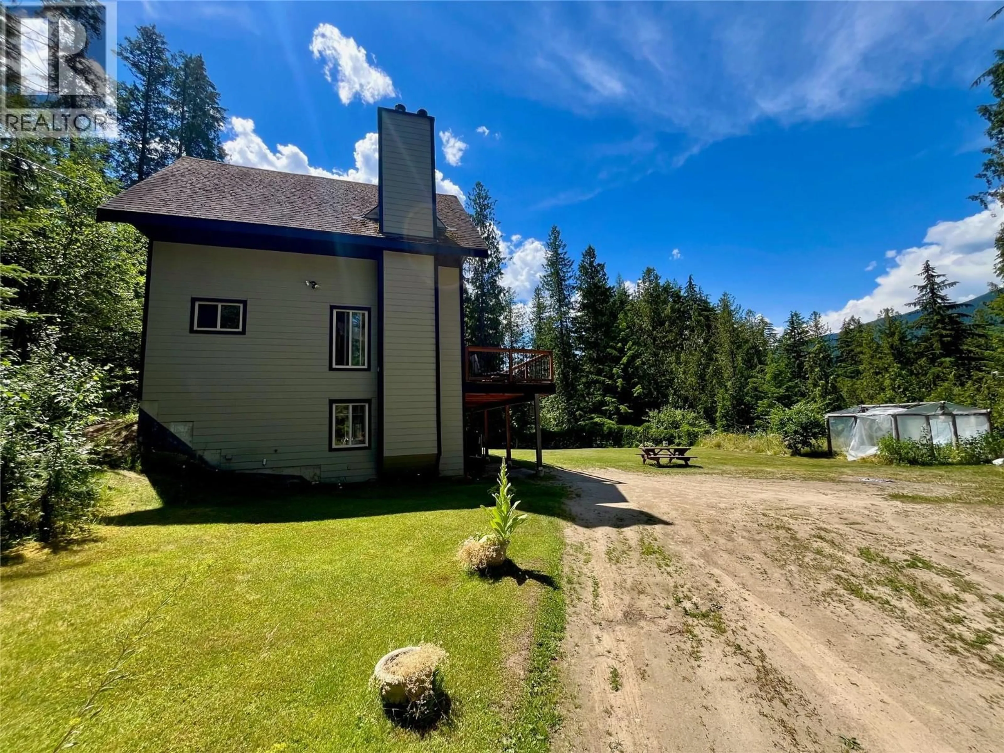 A pic from outside/outdoor area/front of a property/back of a property/a pic from drone, building for 7475 6 HIGHWAY, Winlaw British Columbia V0G2J0
