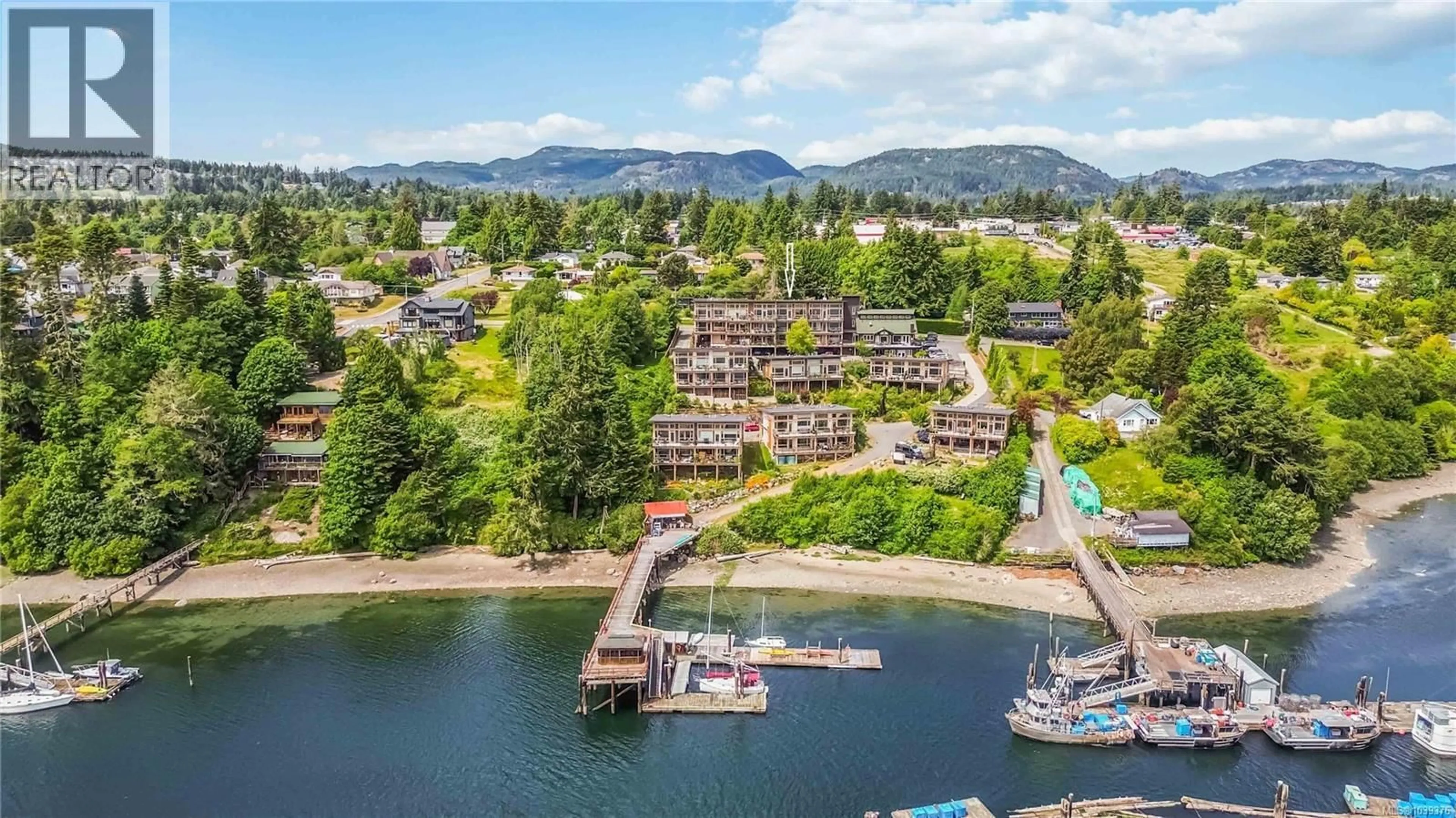 A pic from outside/outdoor area/front of a property/back of a property/a pic from drone, water/lake/river/ocean view for 302 - 6683 HORNE ROAD, Sooke British Columbia V9Z1H8