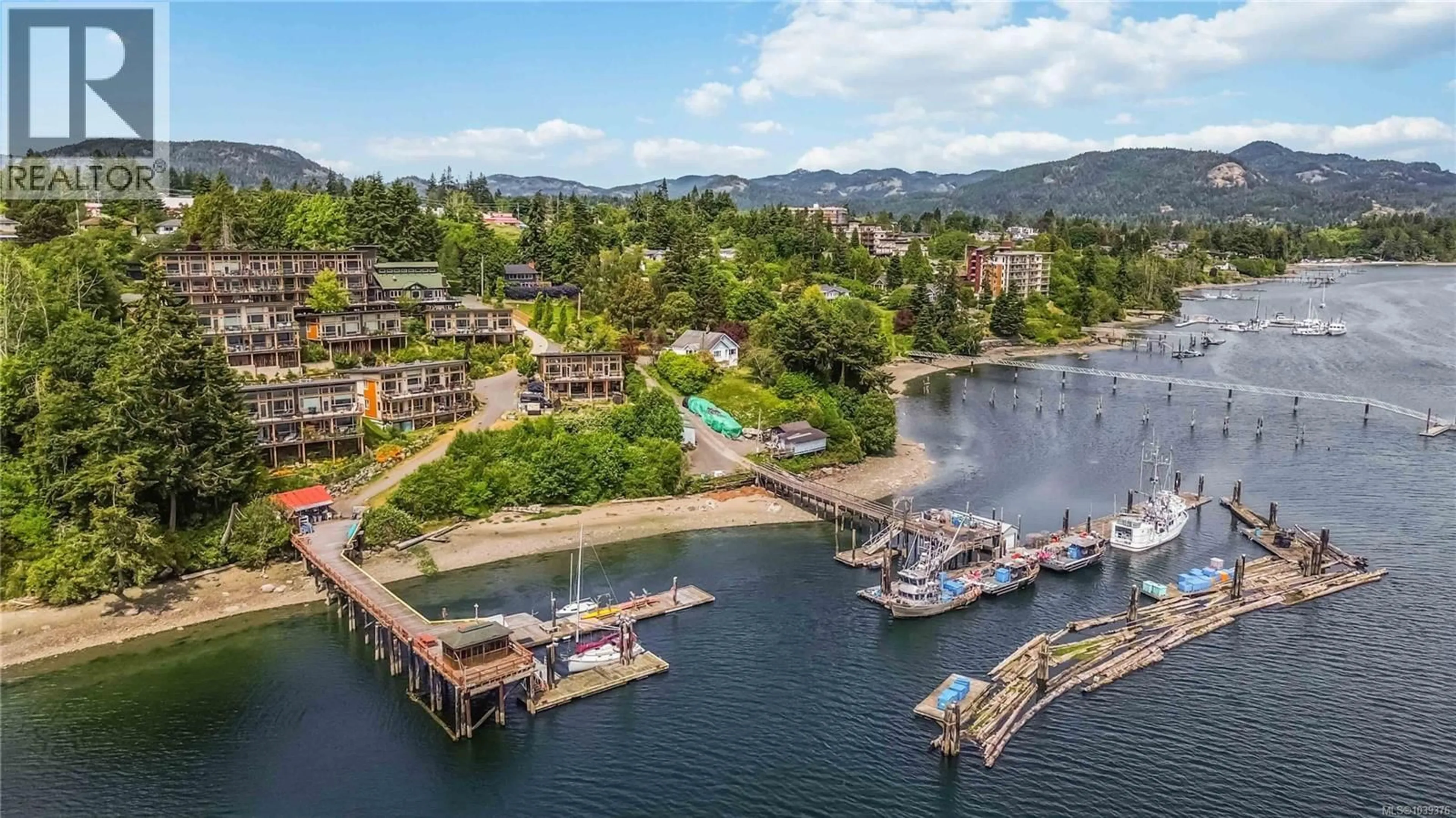A pic from outside/outdoor area/front of a property/back of a property/a pic from drone, water/lake/river/ocean view for 302 - 6683 HORNE ROAD, Sooke British Columbia V9Z1H8