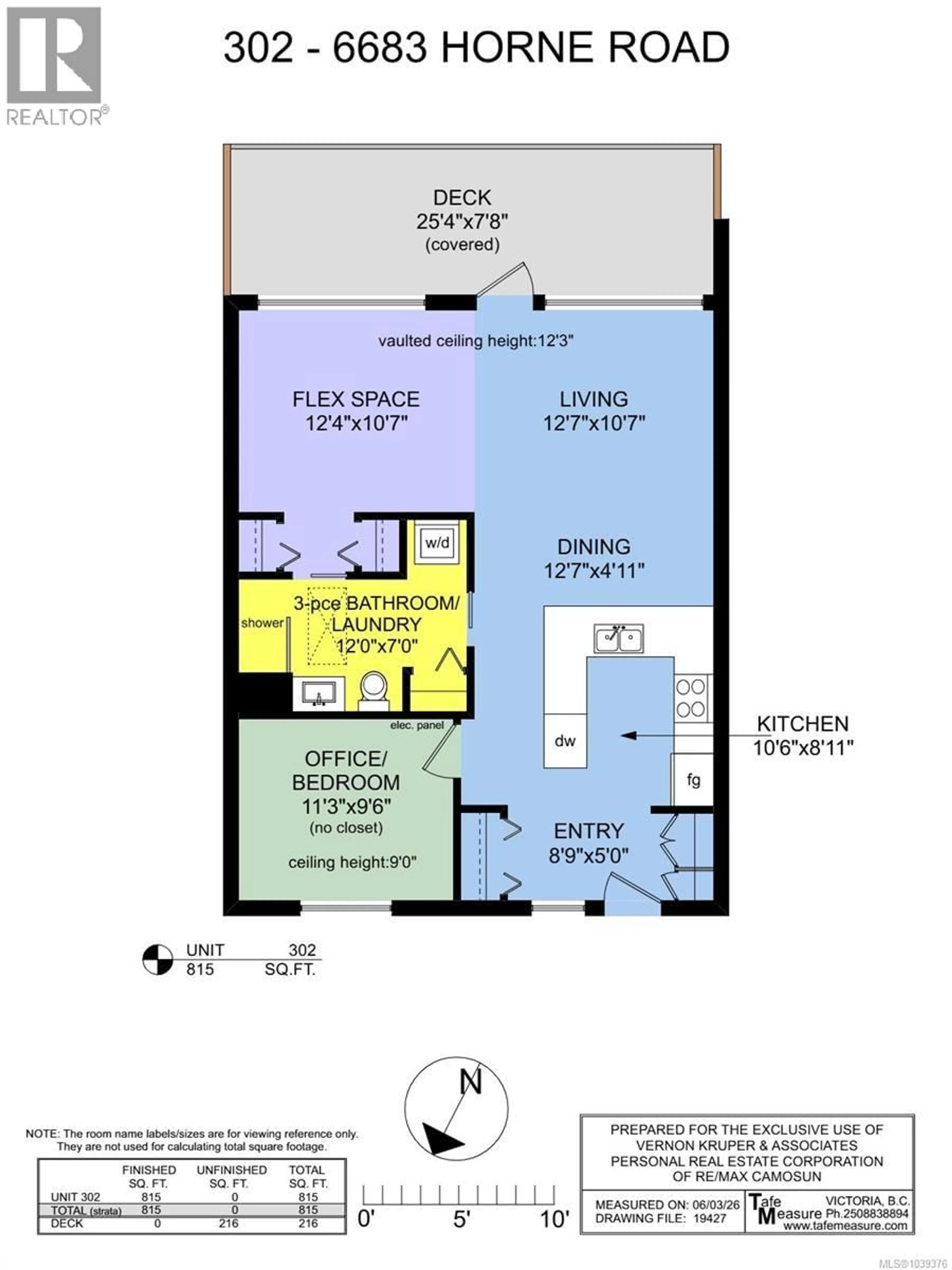 Floor plan for 302 - 6683 HORNE ROAD, Sooke British Columbia V9Z1H8
