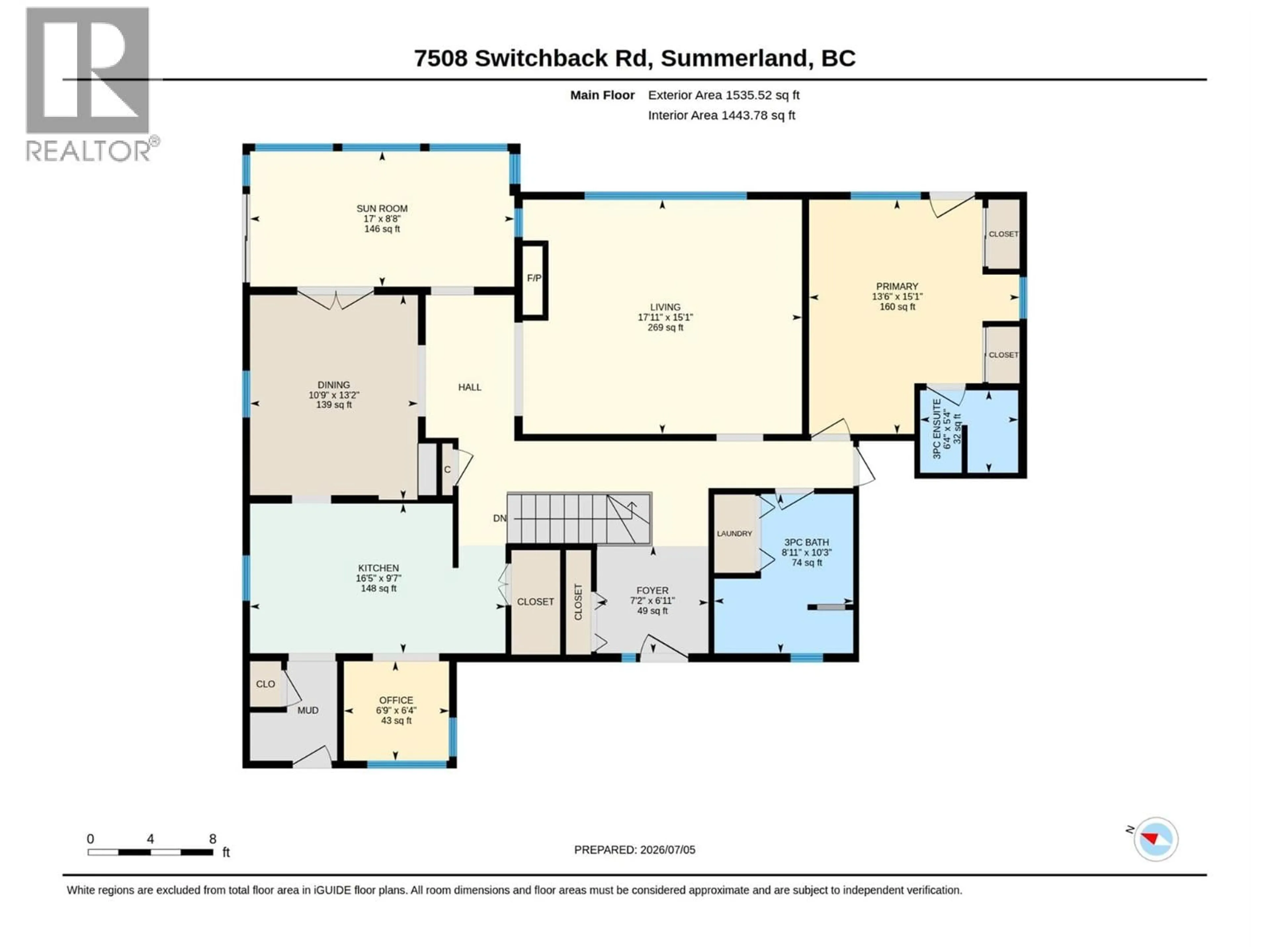 Floor plan for 7508 SWITCHBACK ROAD, Summerland British Columbia V0H1Z6