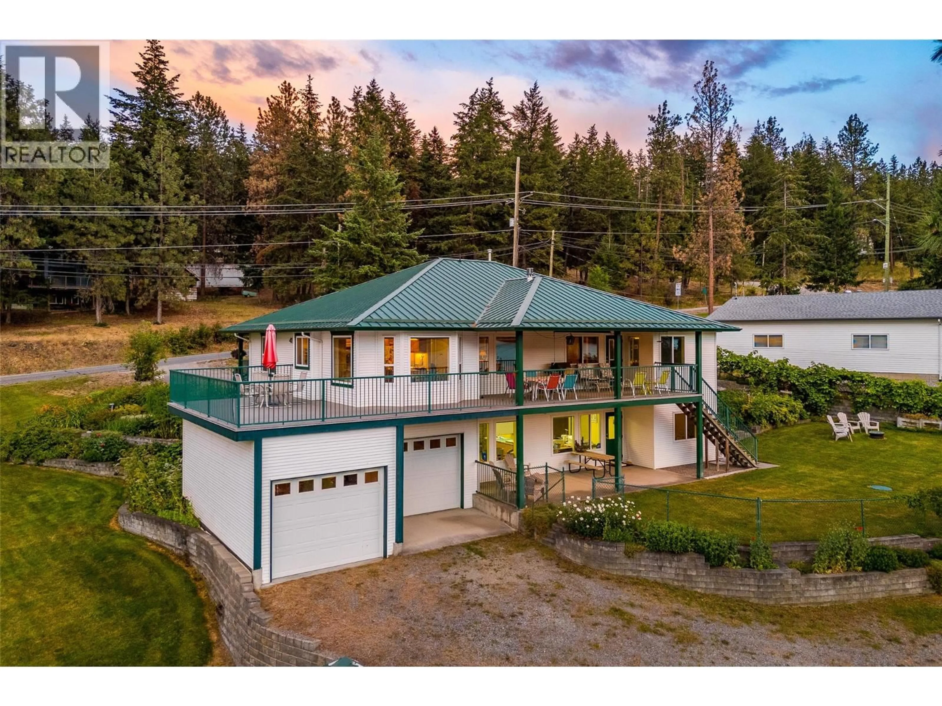 A pic from outside/outdoor area/front of a property/back of a property/a pic from drone, unknown for 15326 OYAMA ROAD, Lake Country British Columbia V4V2C5