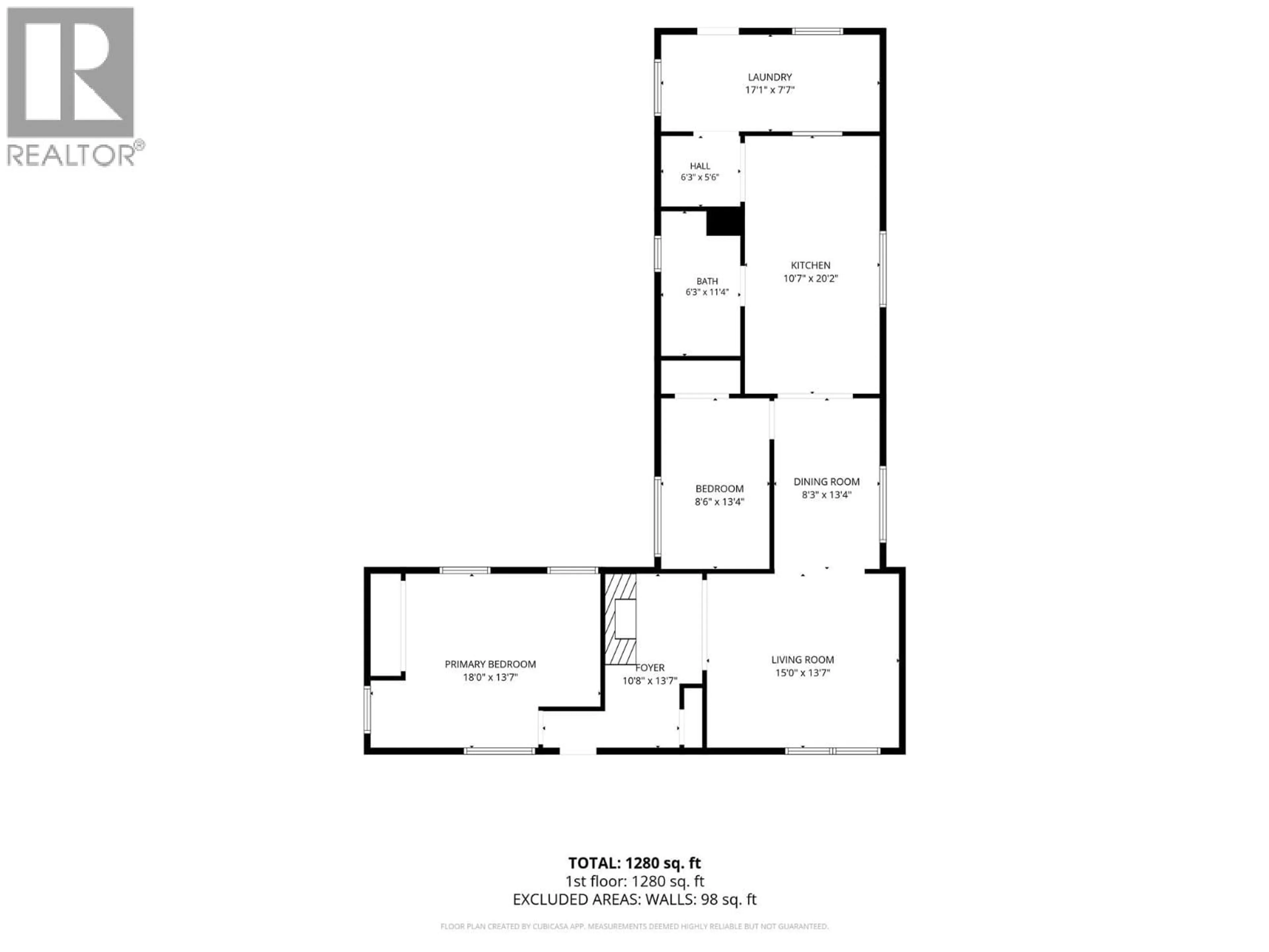 Floor plan for 311 WATERFRONT AVENUE, Princeton British Columbia V0X1W0