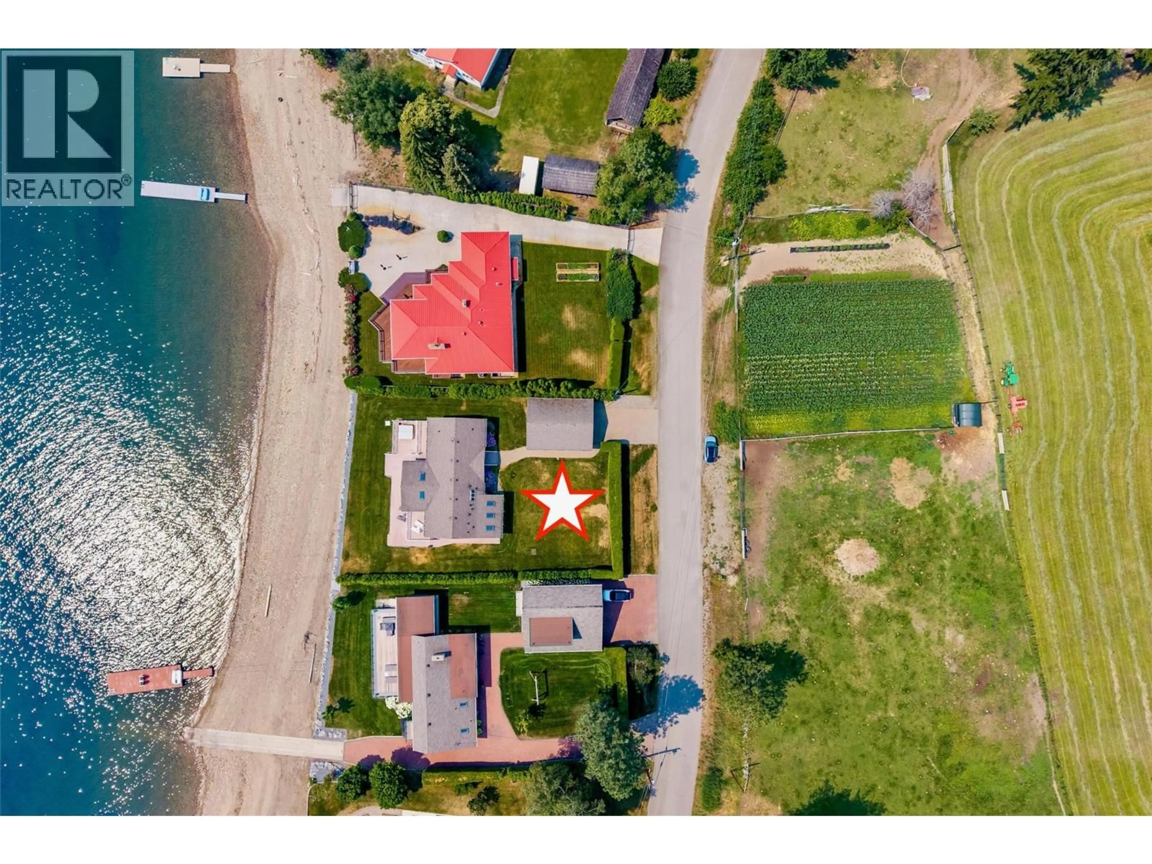 A pic from outside/outdoor area/front of a property/back of a property/a pic from drone, water/lake/river/ocean view for 3742 ZINCK ROAD, Scotch Creek British Columbia V0E1M5