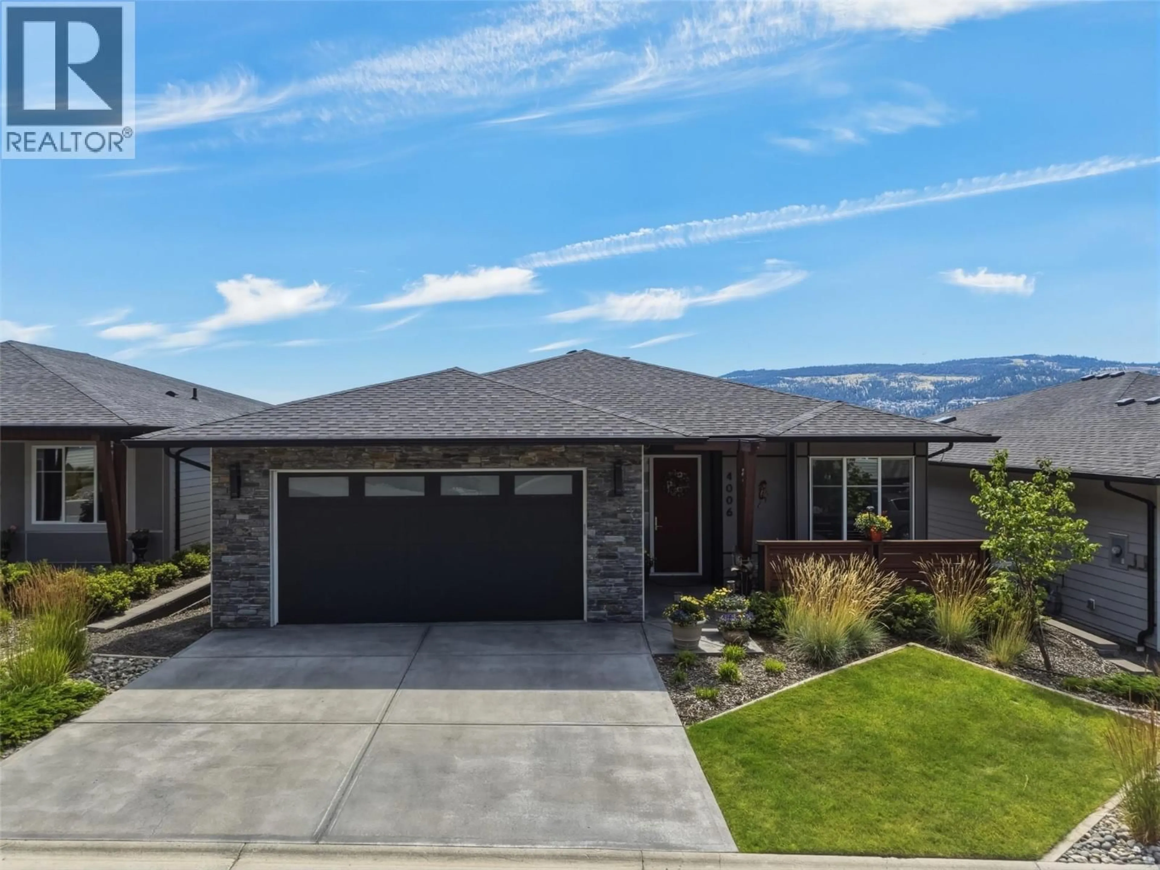 Home with brick exterior material, street for 4006 RIO VISTA WAY, Kamloops British Columbia V2H0E1