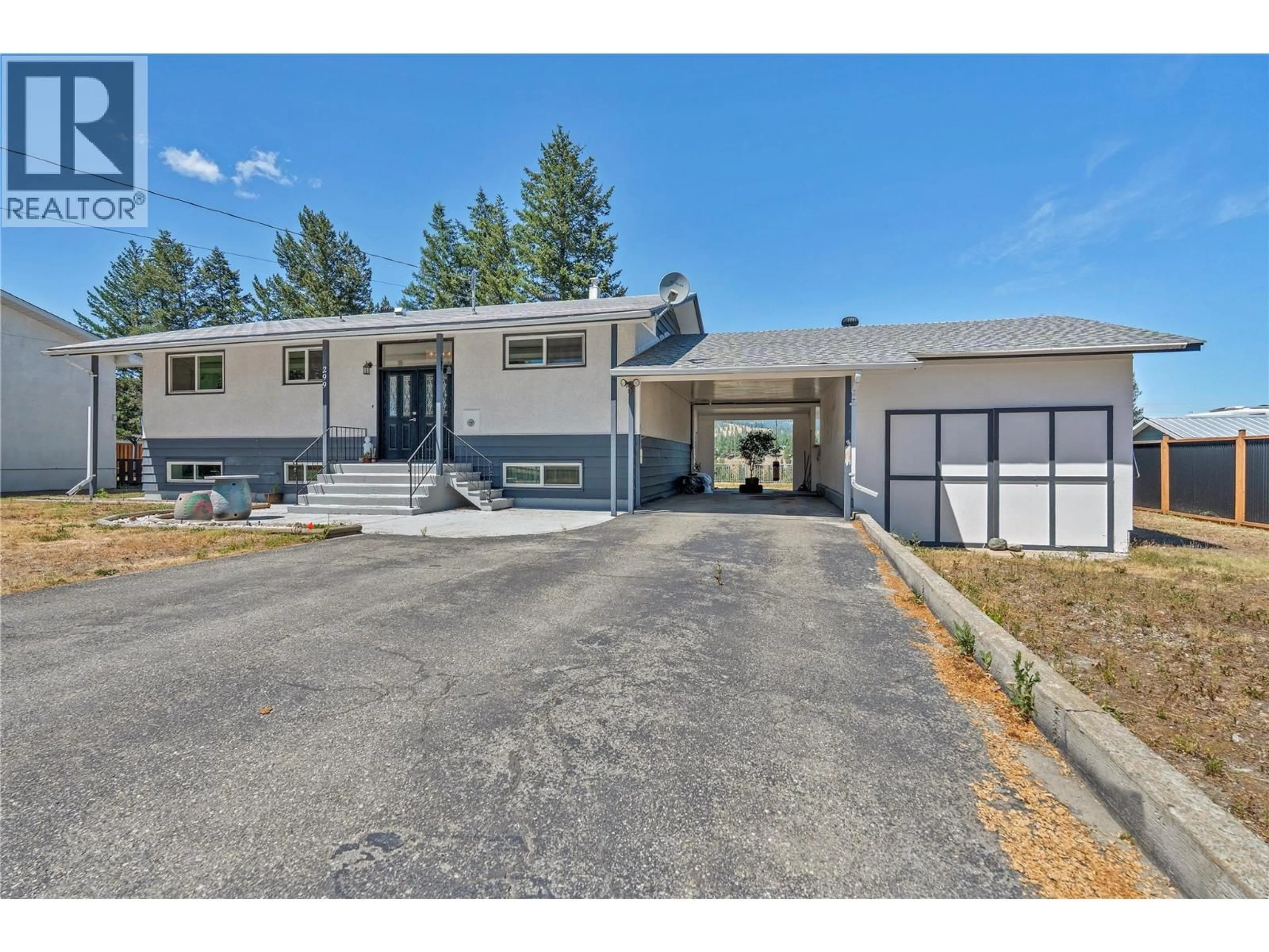 Home with vinyl exterior material, street for 299 PANORAMA CRESCENT, Princeton British Columbia V0X1W0