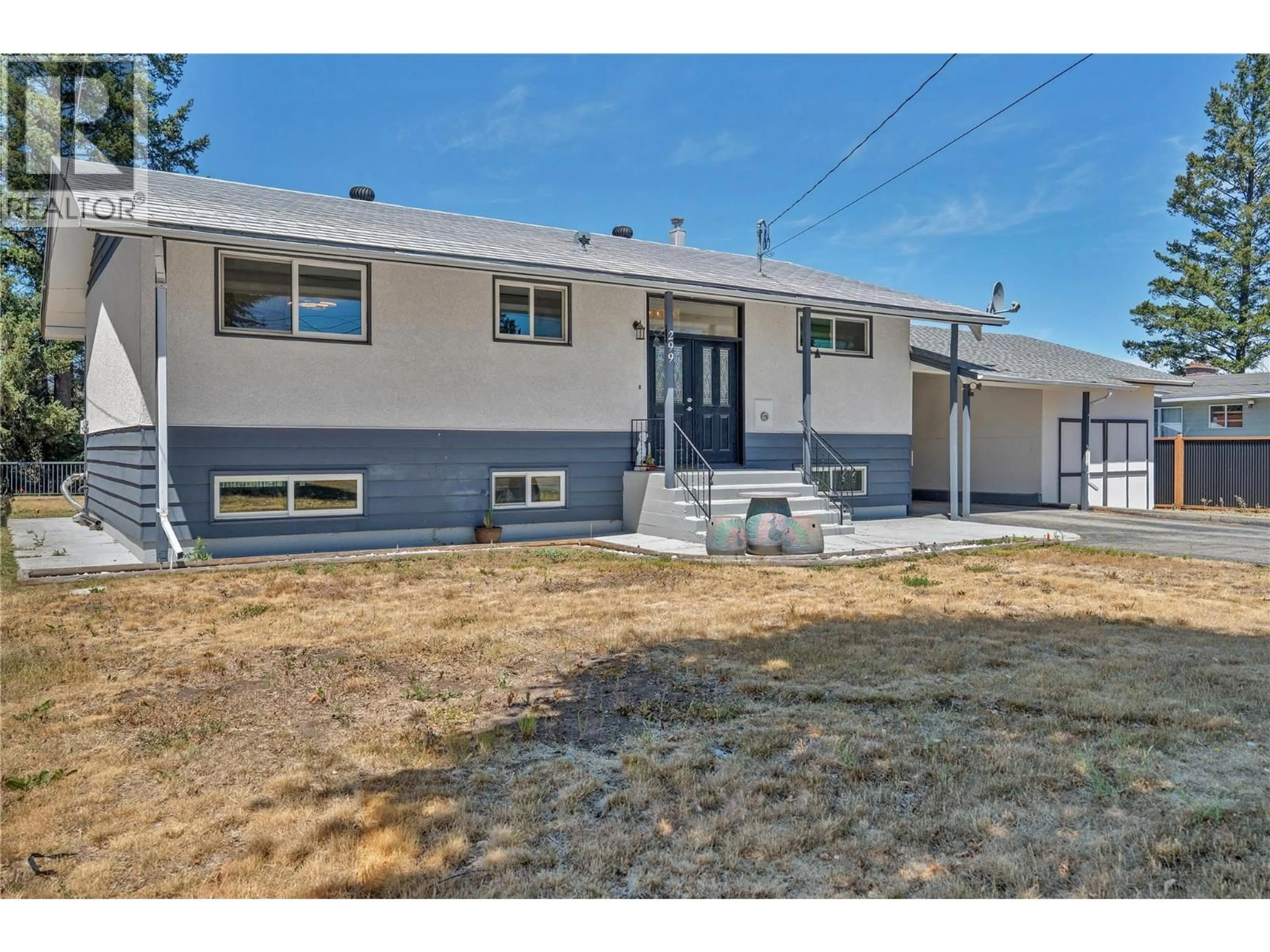 Home with vinyl exterior material, street for 299 PANORAMA CRESCENT, Princeton British Columbia V0X1W0