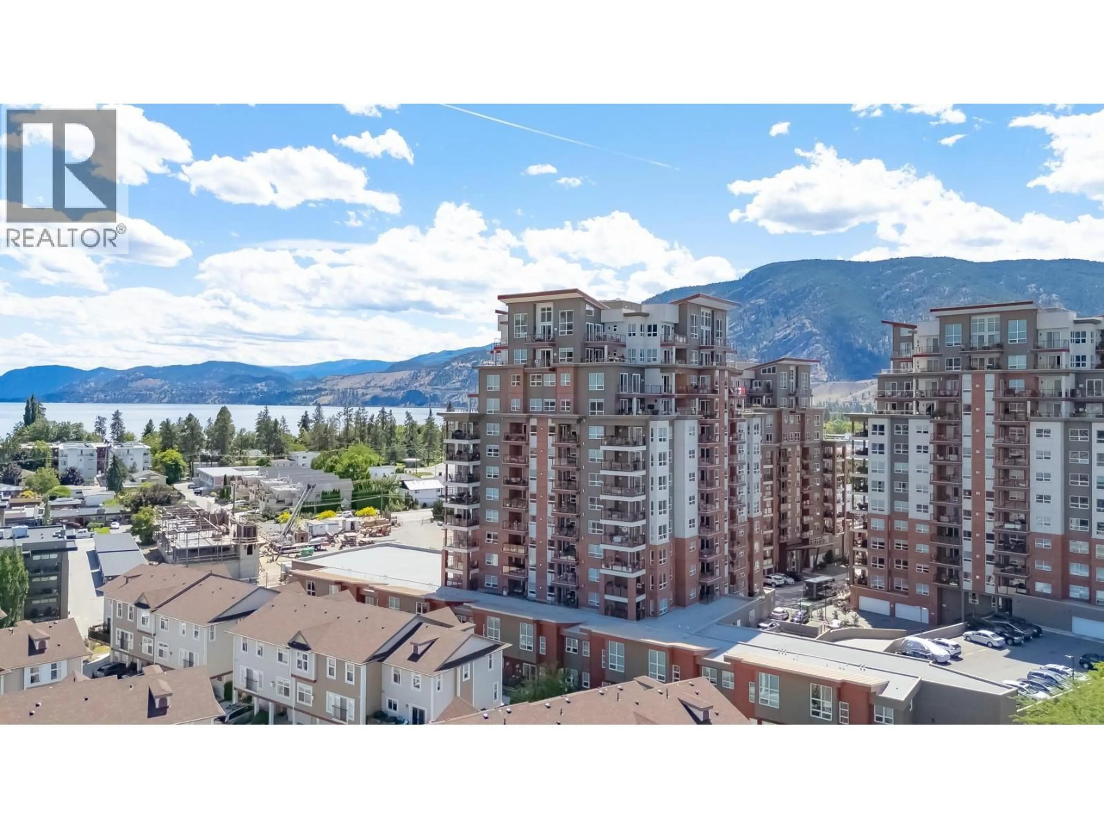 A pic from outside/outdoor area/front of a property/back of a property/a pic from drone, mountain view for 701 - 3362 SKAHA LAKE ROAD, Penticton British Columbia V2A0J4