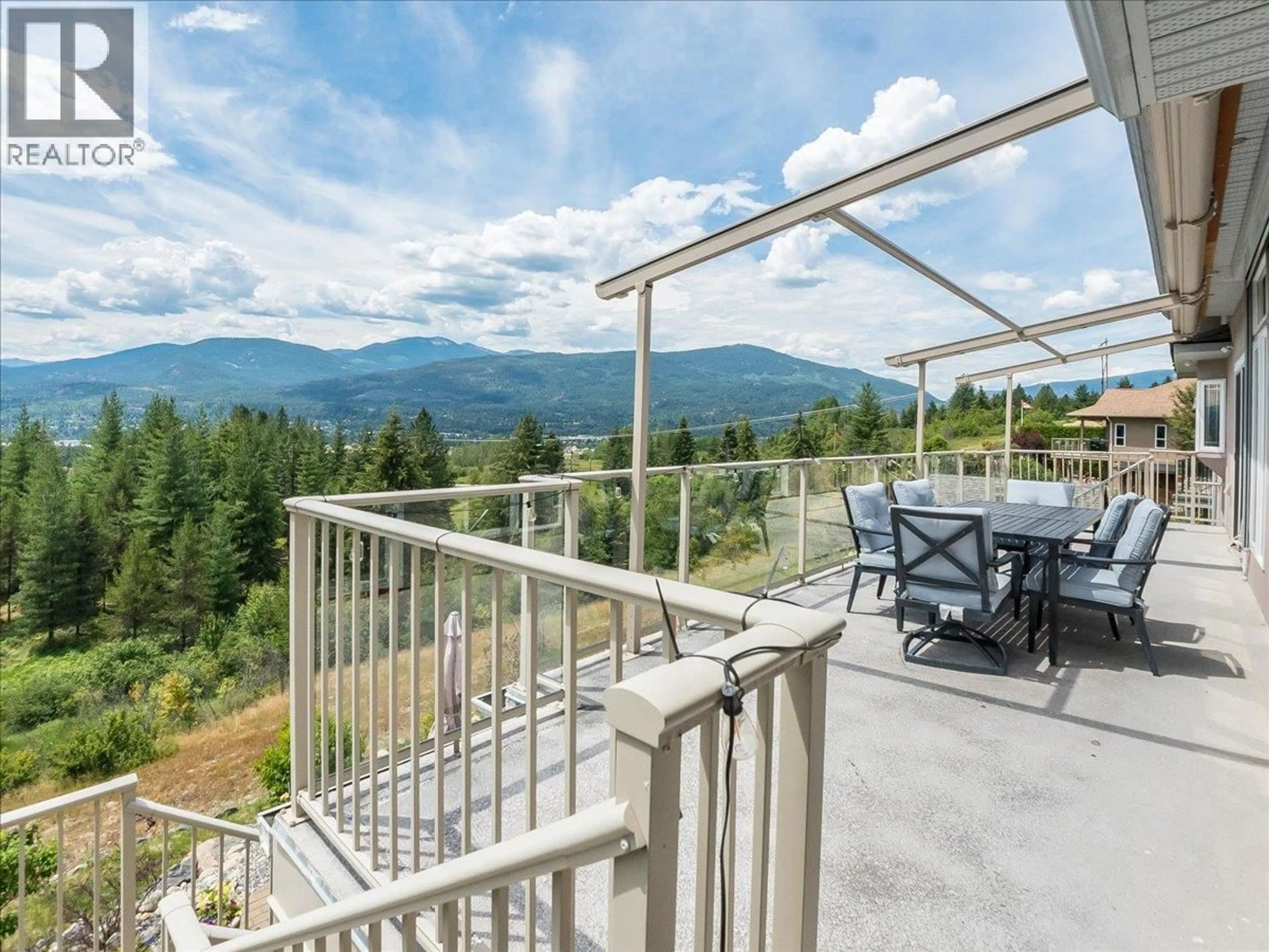 Balcony in the apartment, mountain view for 1616 TOWER RIDGE ROAD, Castlegar British Columbia V1N4W7