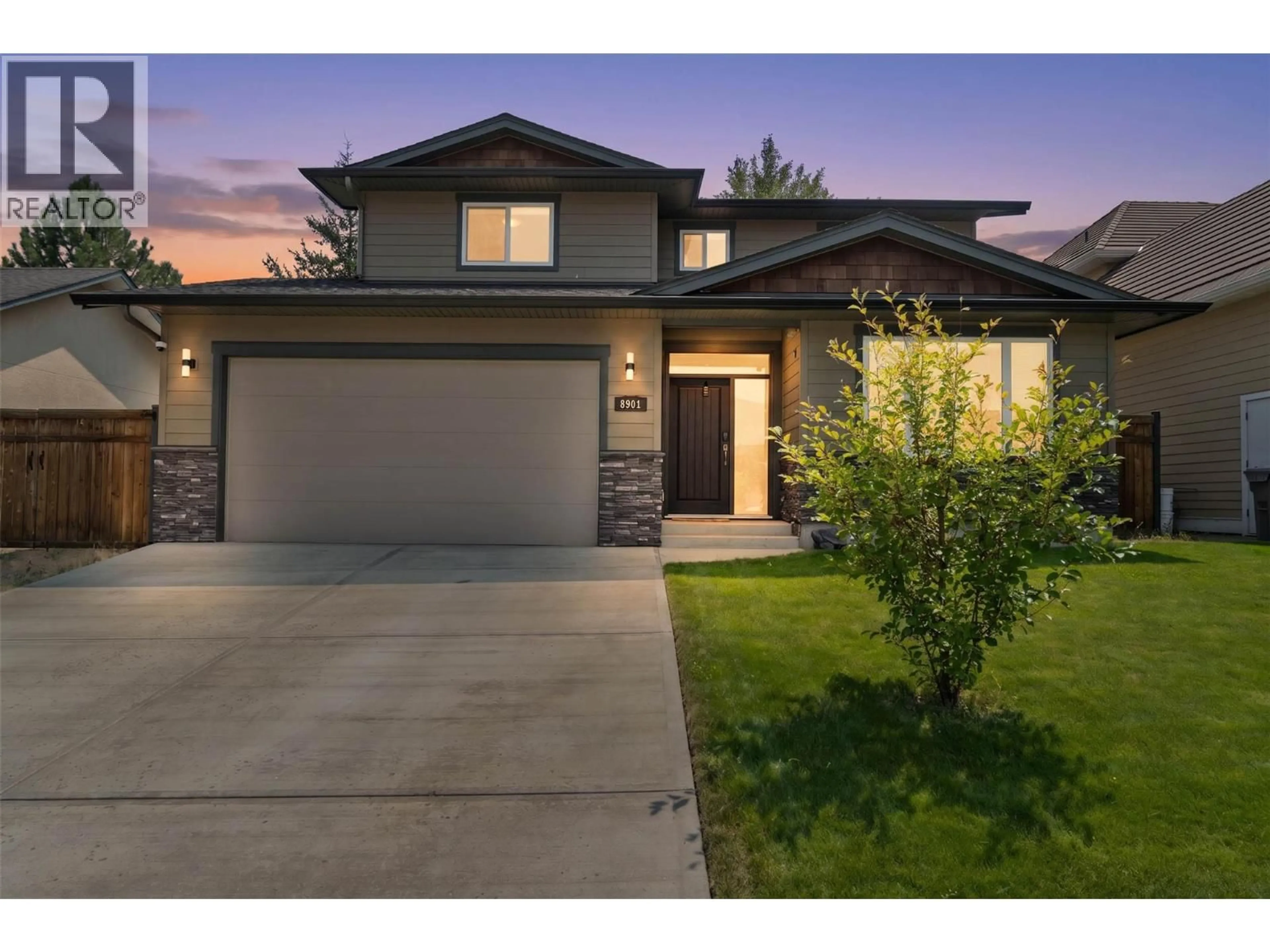 Home with brick exterior material, street for 8901 GRIZZLY CRESCENT, Kamloops British Columbia V2C6T9
